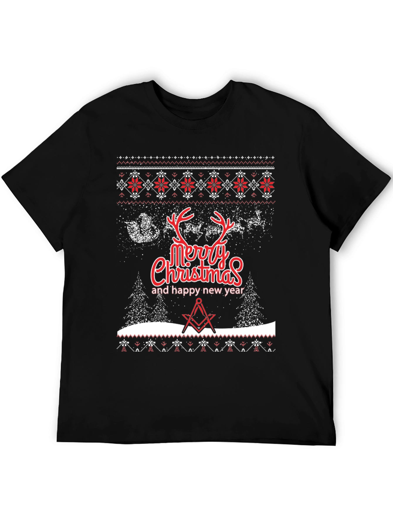 Merry Christmas Masonic T-Shirt
