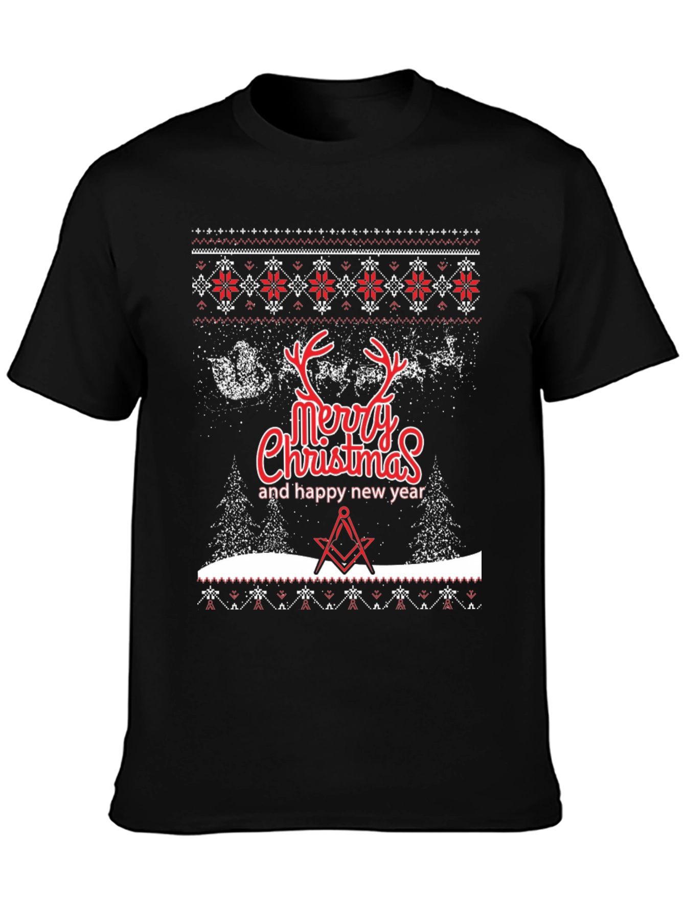Merry Christmas Masonic T-Shirt