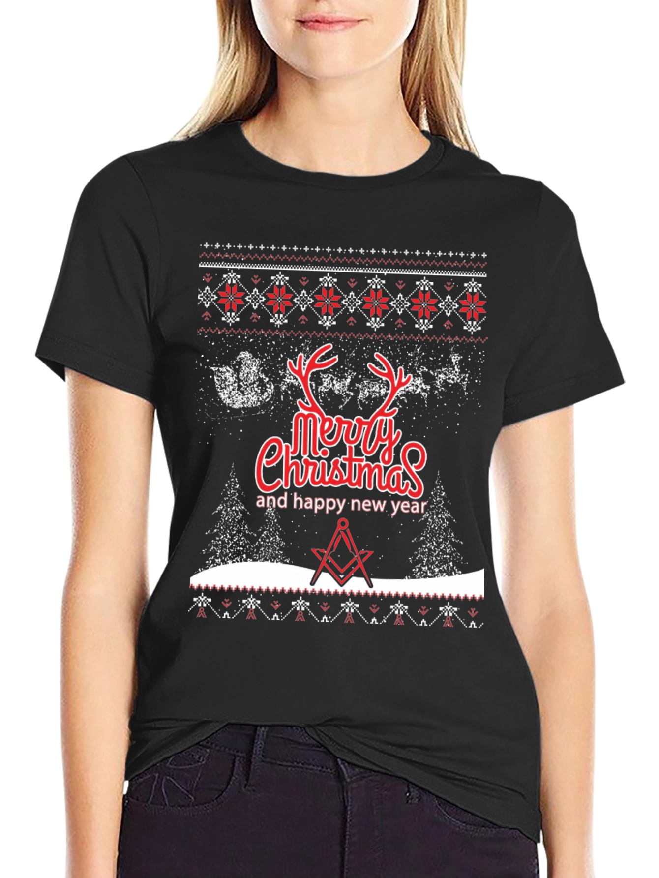 Merry Christmas Masonic T-Shirt