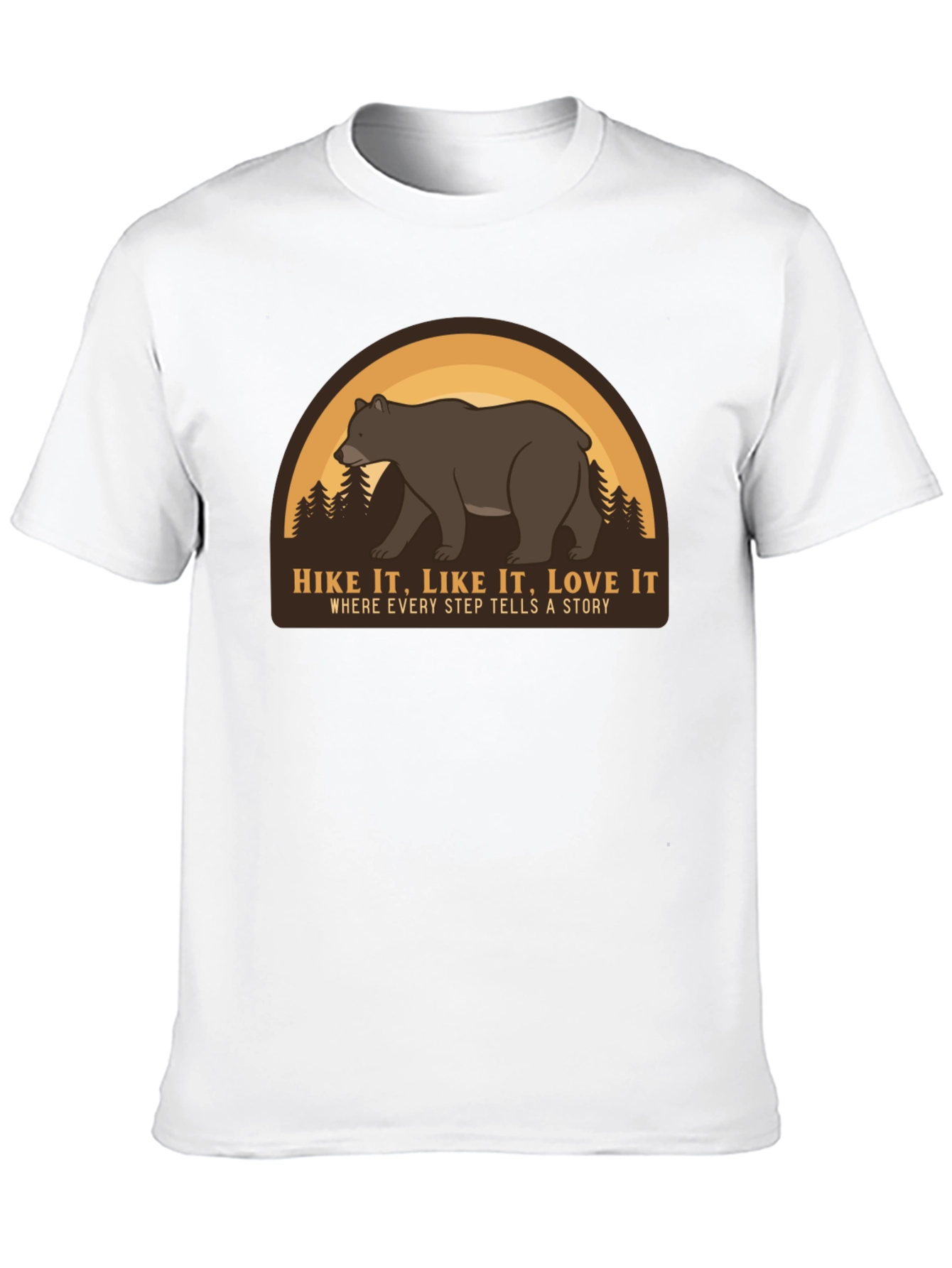 Hike It Like It Love It Black T-Shirt