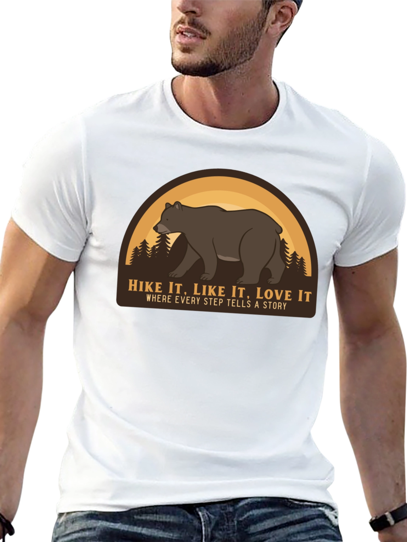 Hike It Like It Love It Black T-Shirt