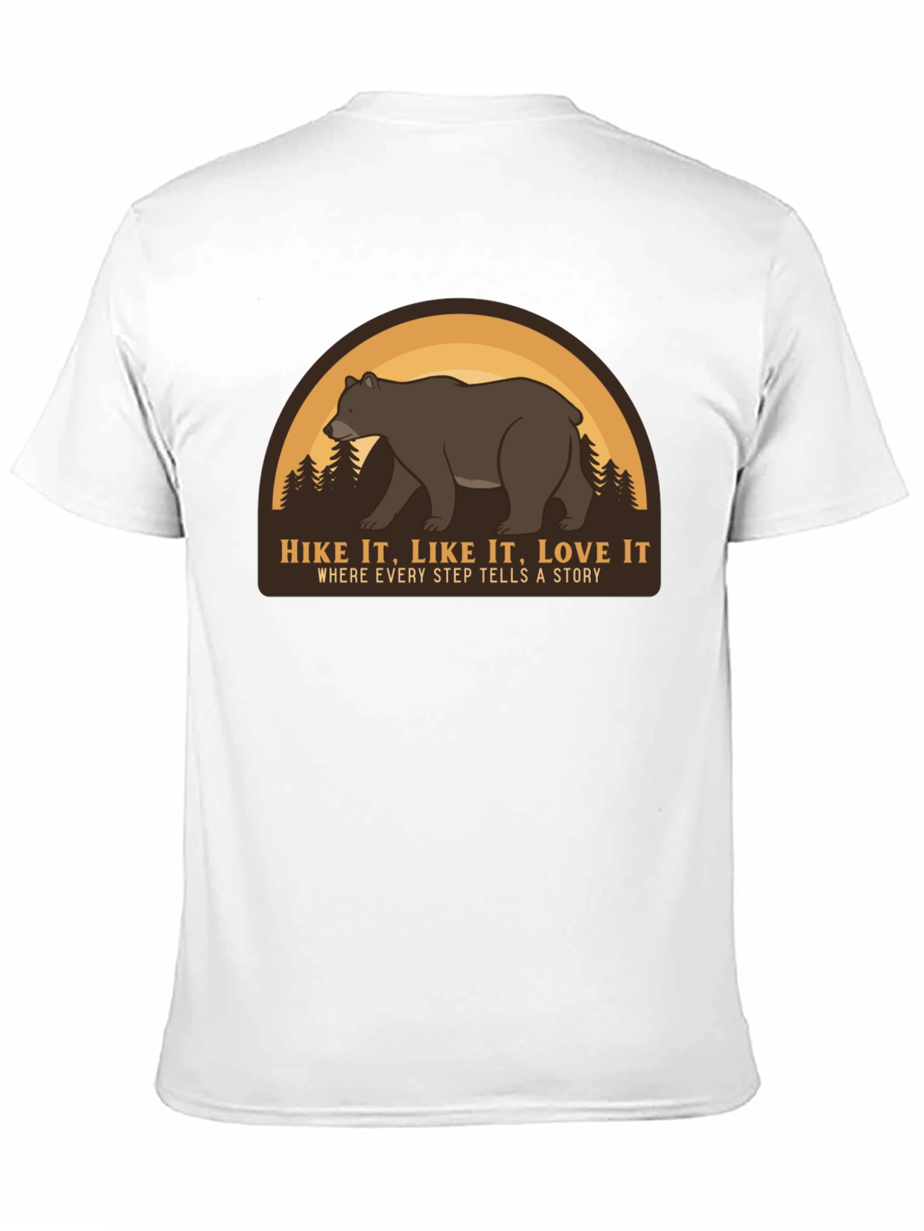 Hike It Like It Love It Black T-Shirt