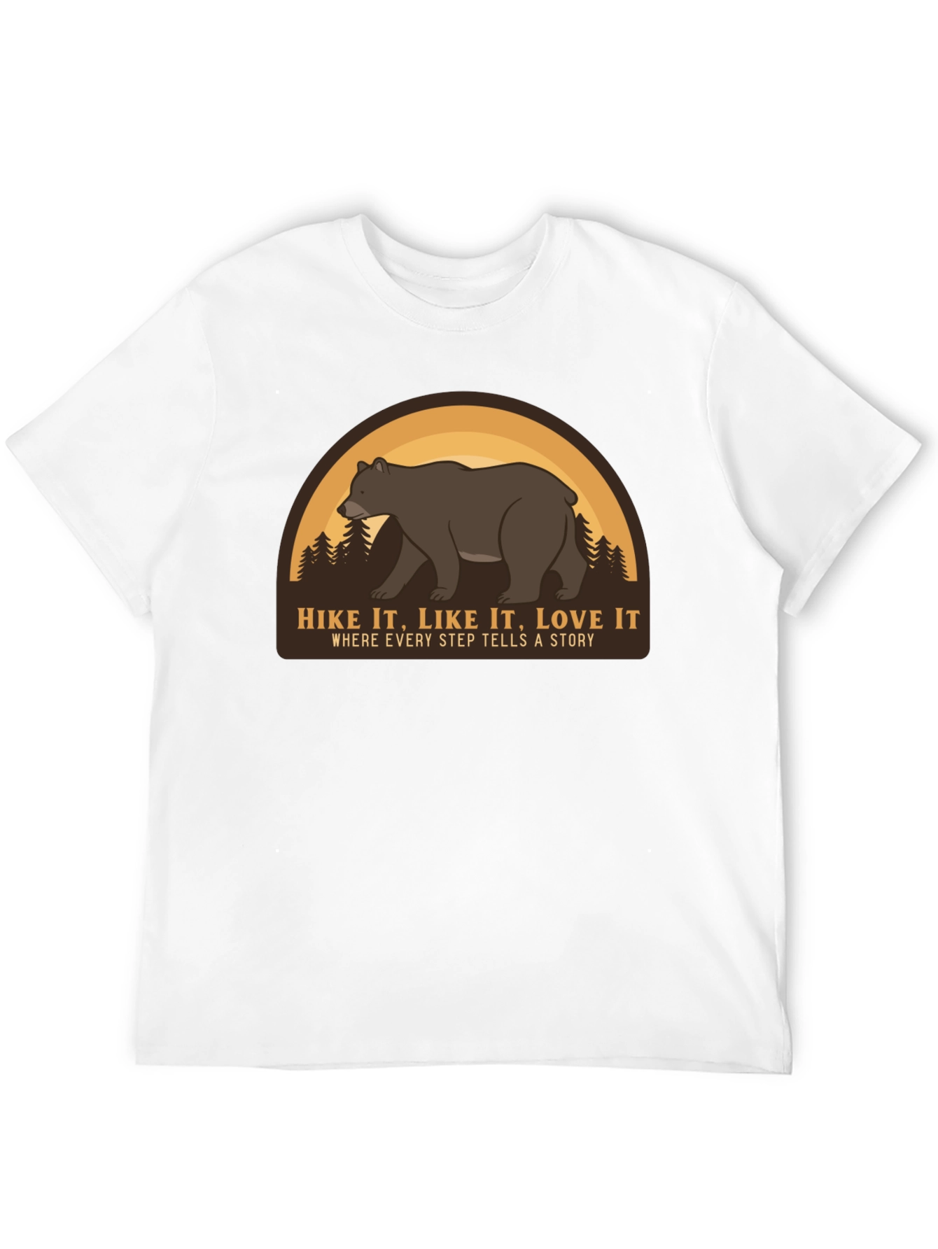Hike It Like It Love It Black T-Shirt