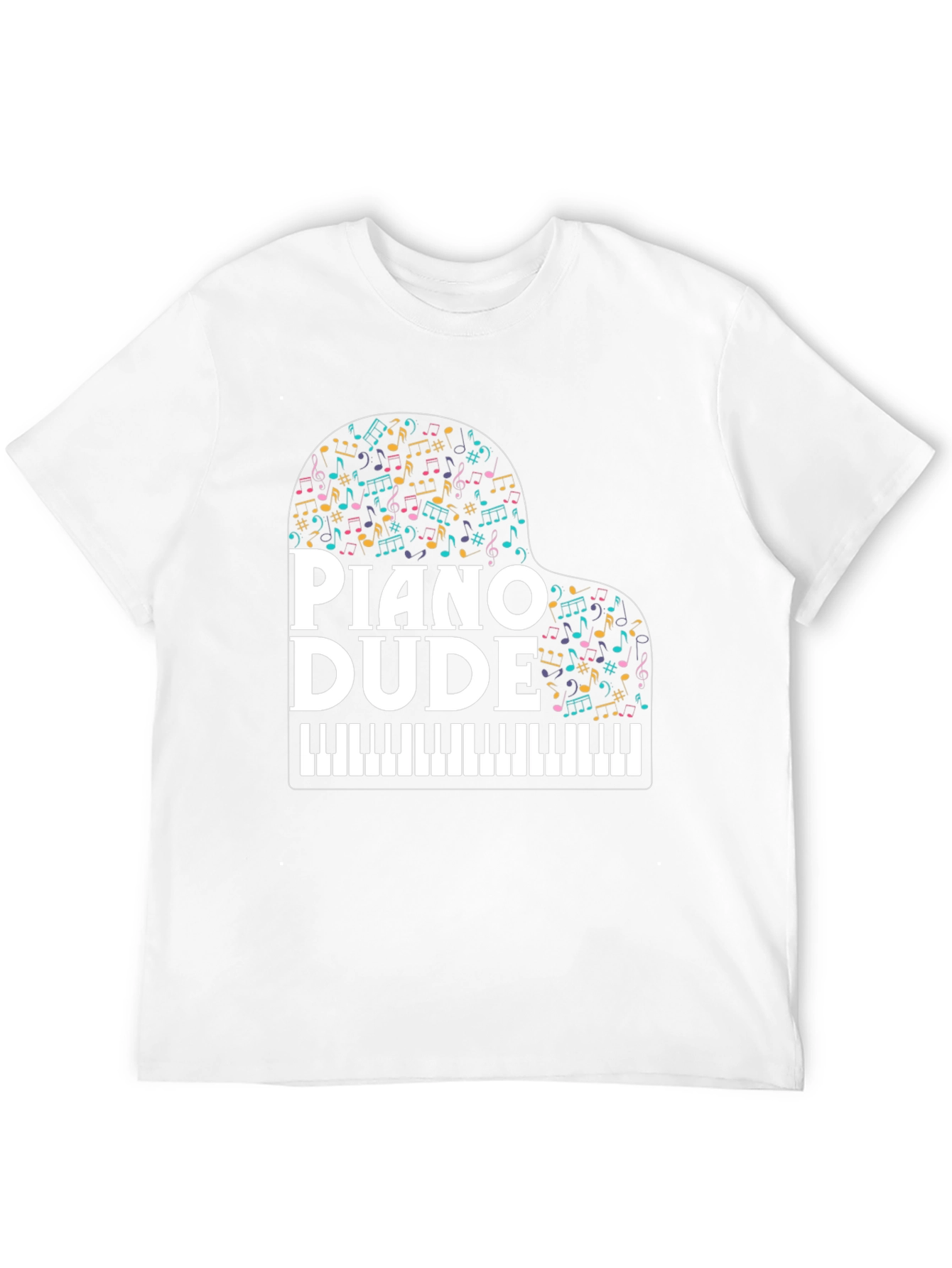 Piano Dude Graphic Tee - Musician T-Shirt