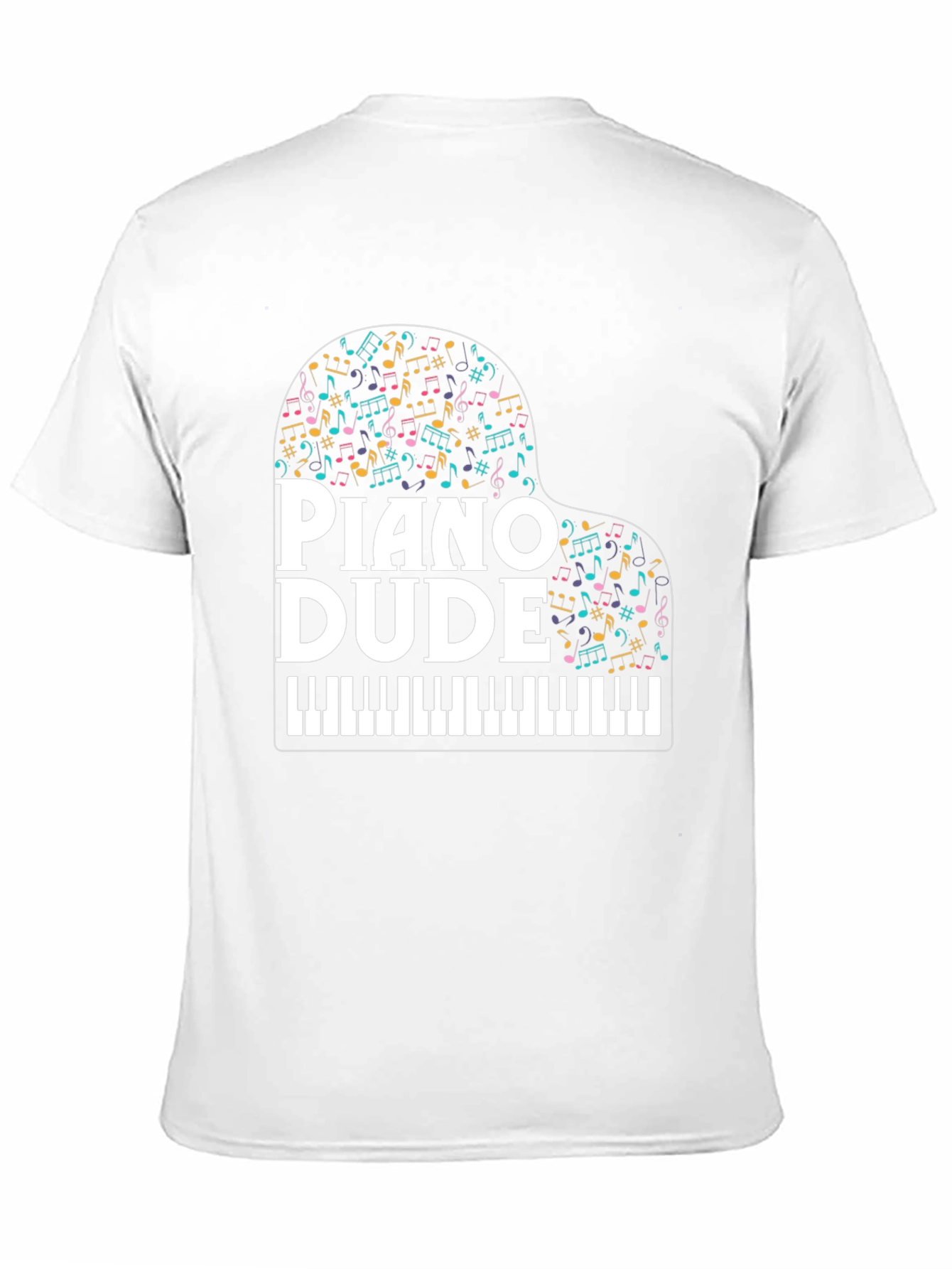 Piano Dude Graphic Tee - Musician T-Shirt