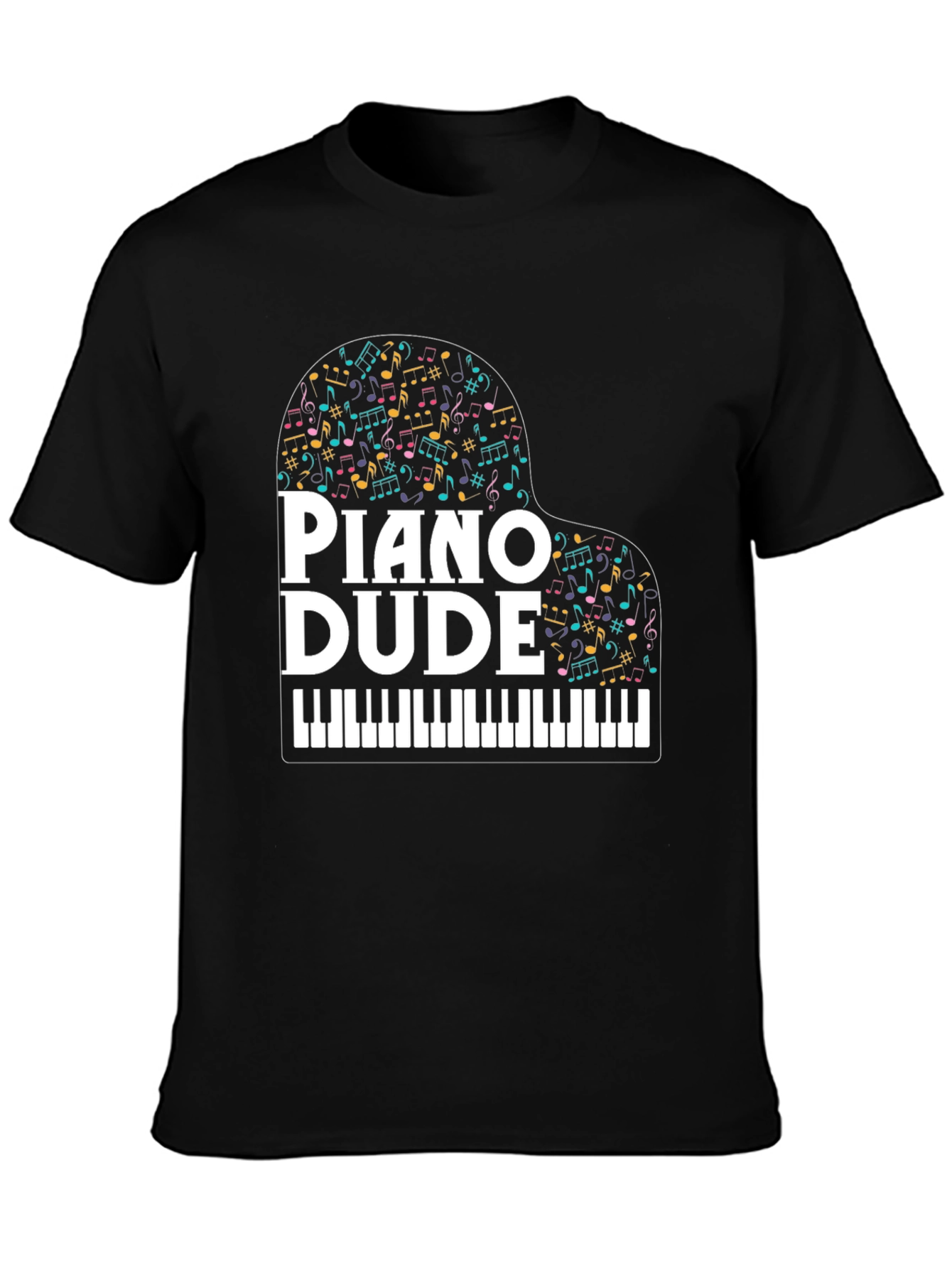 Piano Dude Graphic Tee - Musician T-Shirt