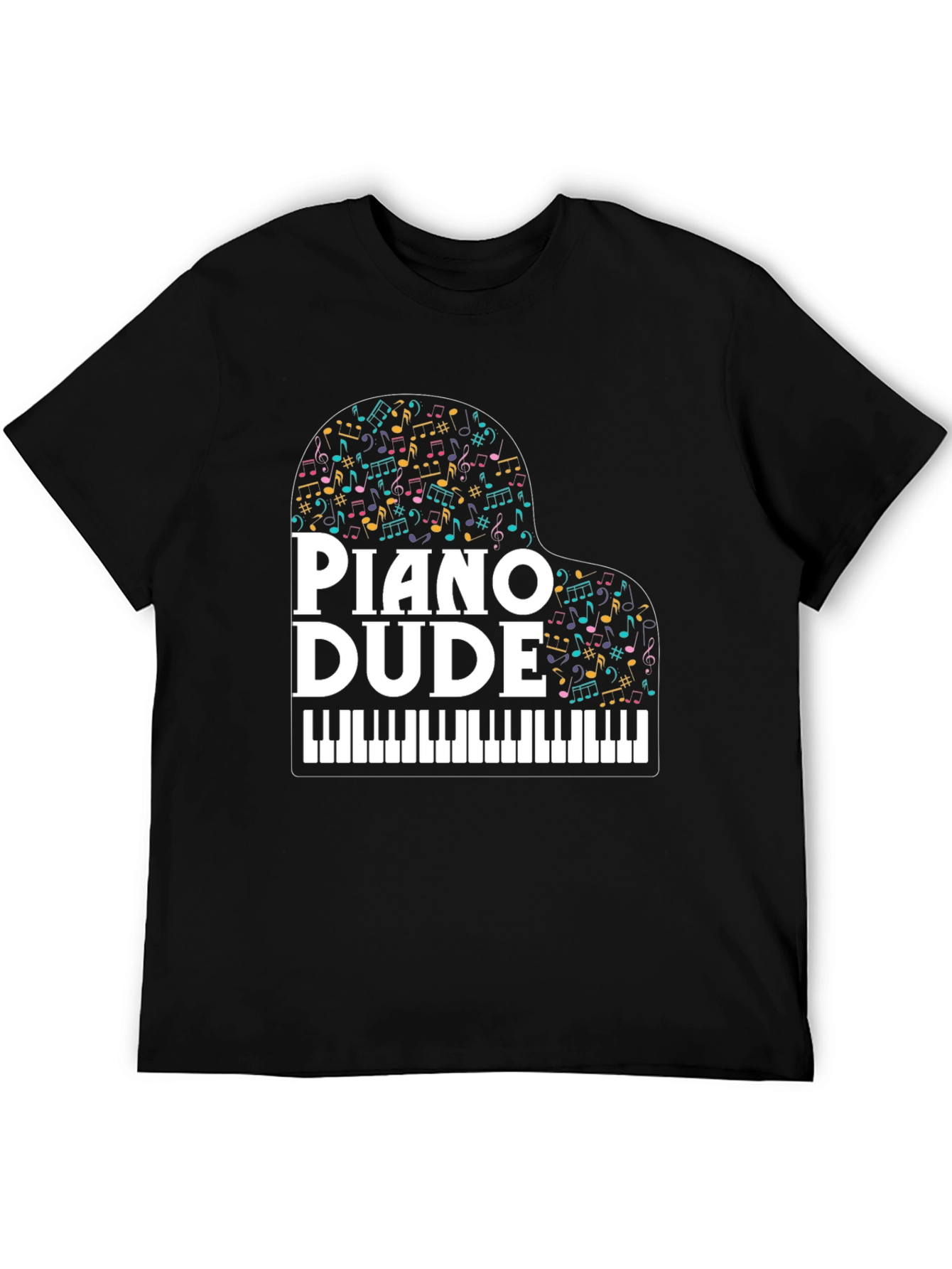 Piano Dude Graphic Tee - Musician T-Shirt