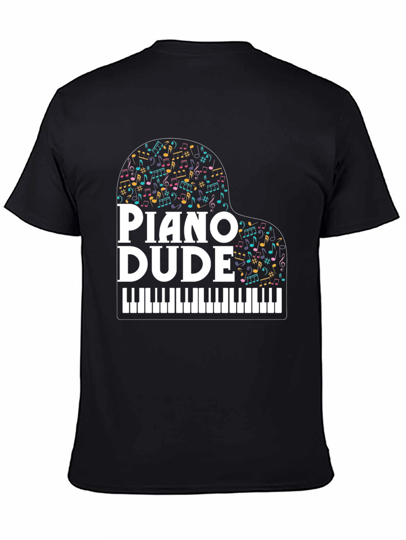 Piano Dude Graphic Tee - Musician T-Shirt
