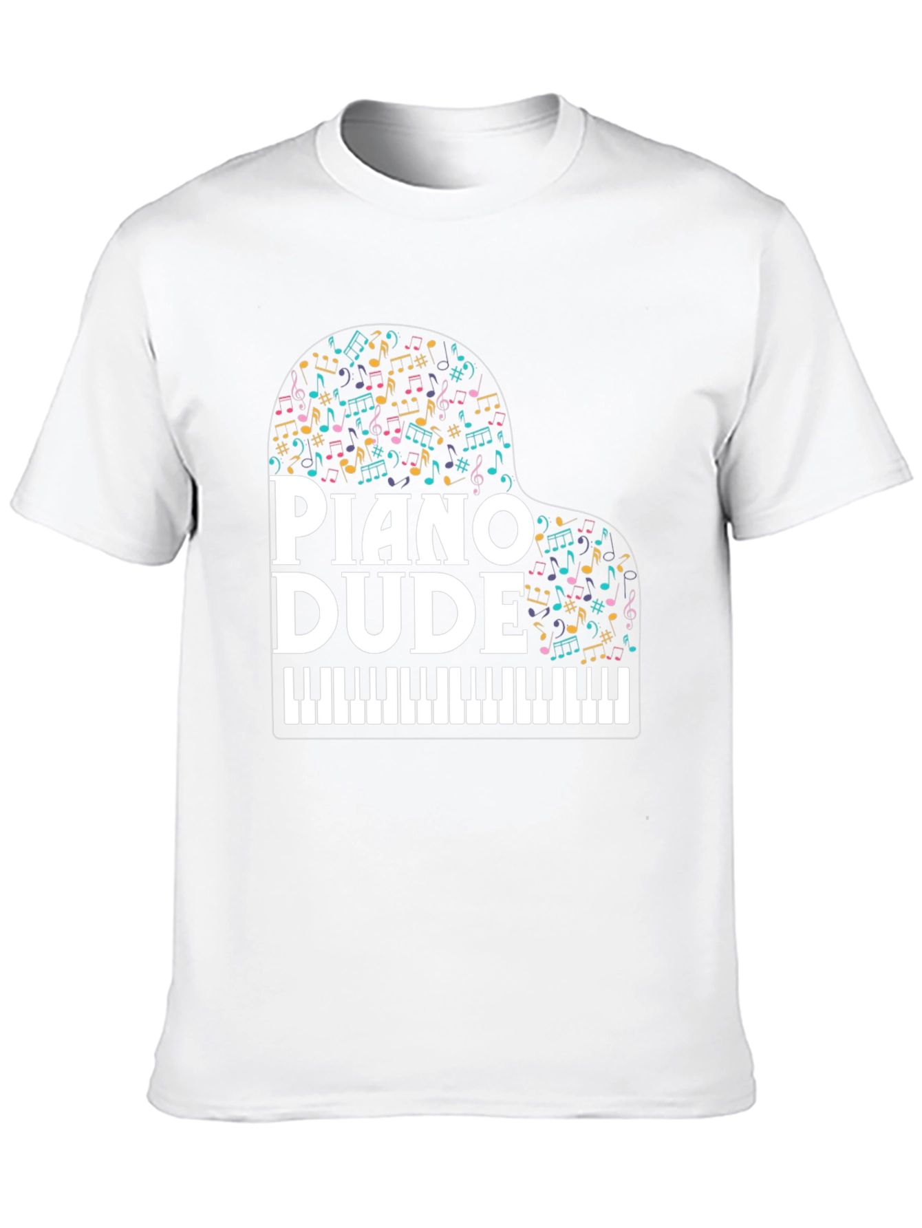 Piano Dude Graphic Tee - Musician T-Shirt