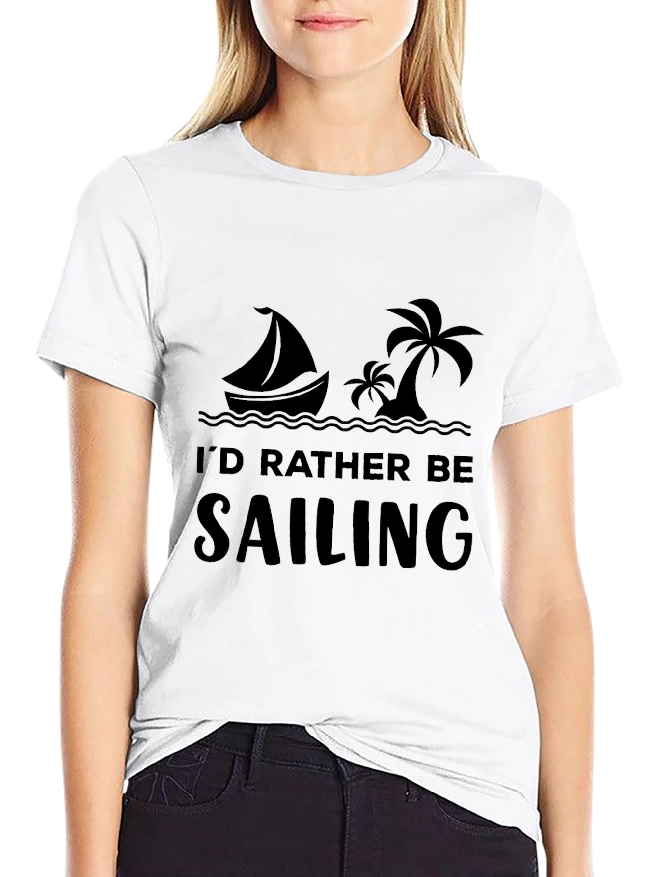 Sailing Graphic Tee - Id Rather Be Sailing