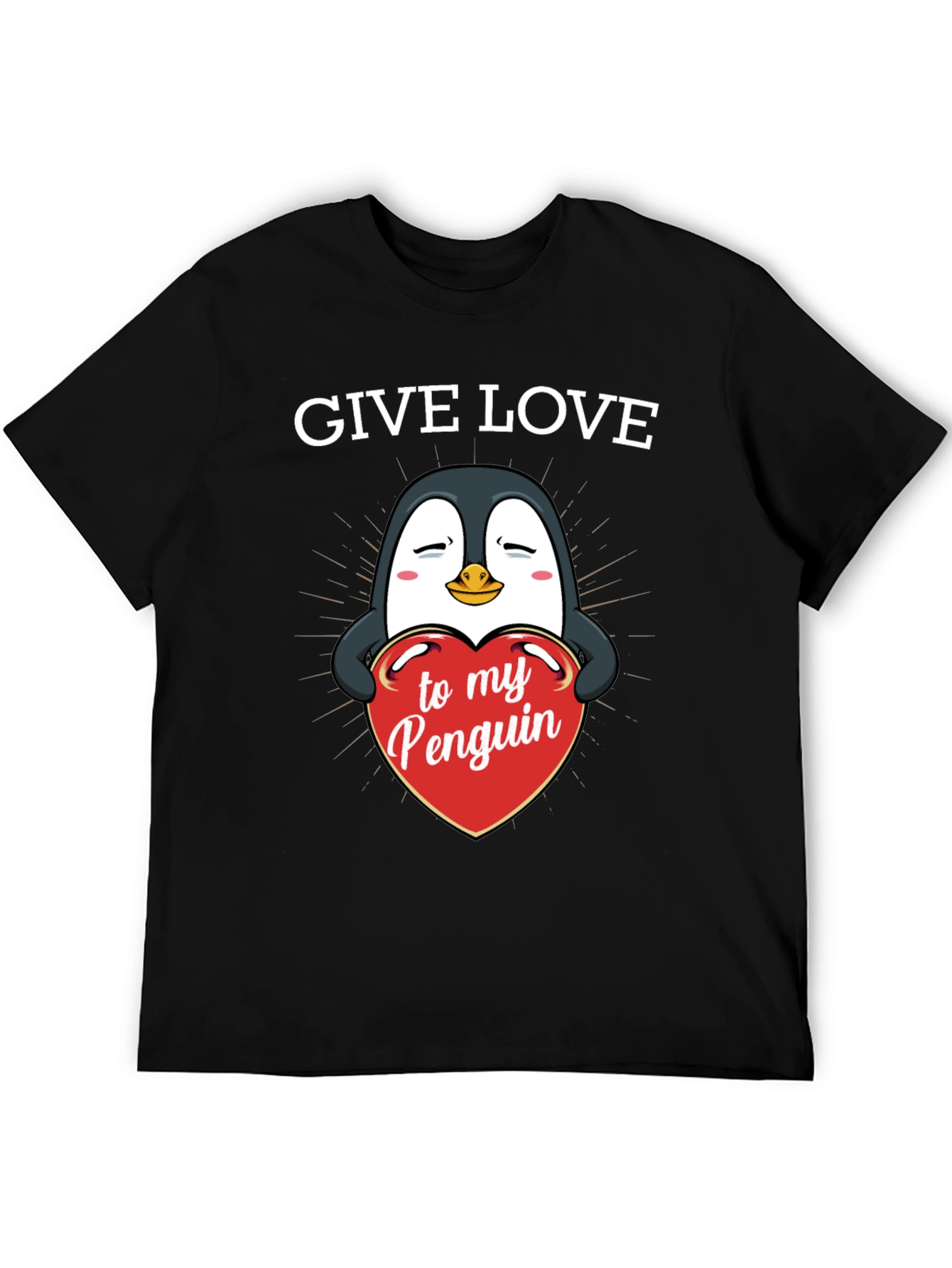 Give Love to My Penguin - Graphic T-Shirt