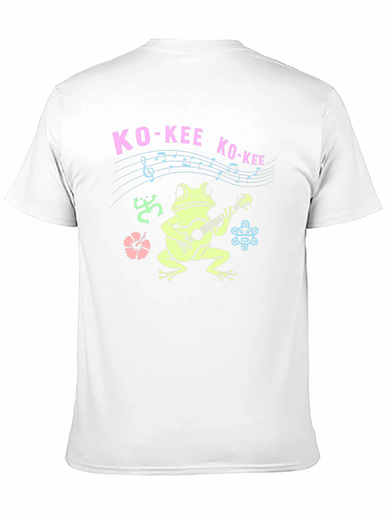 Ko-Kee Frog Guitar T-Shirt - Island Vibes