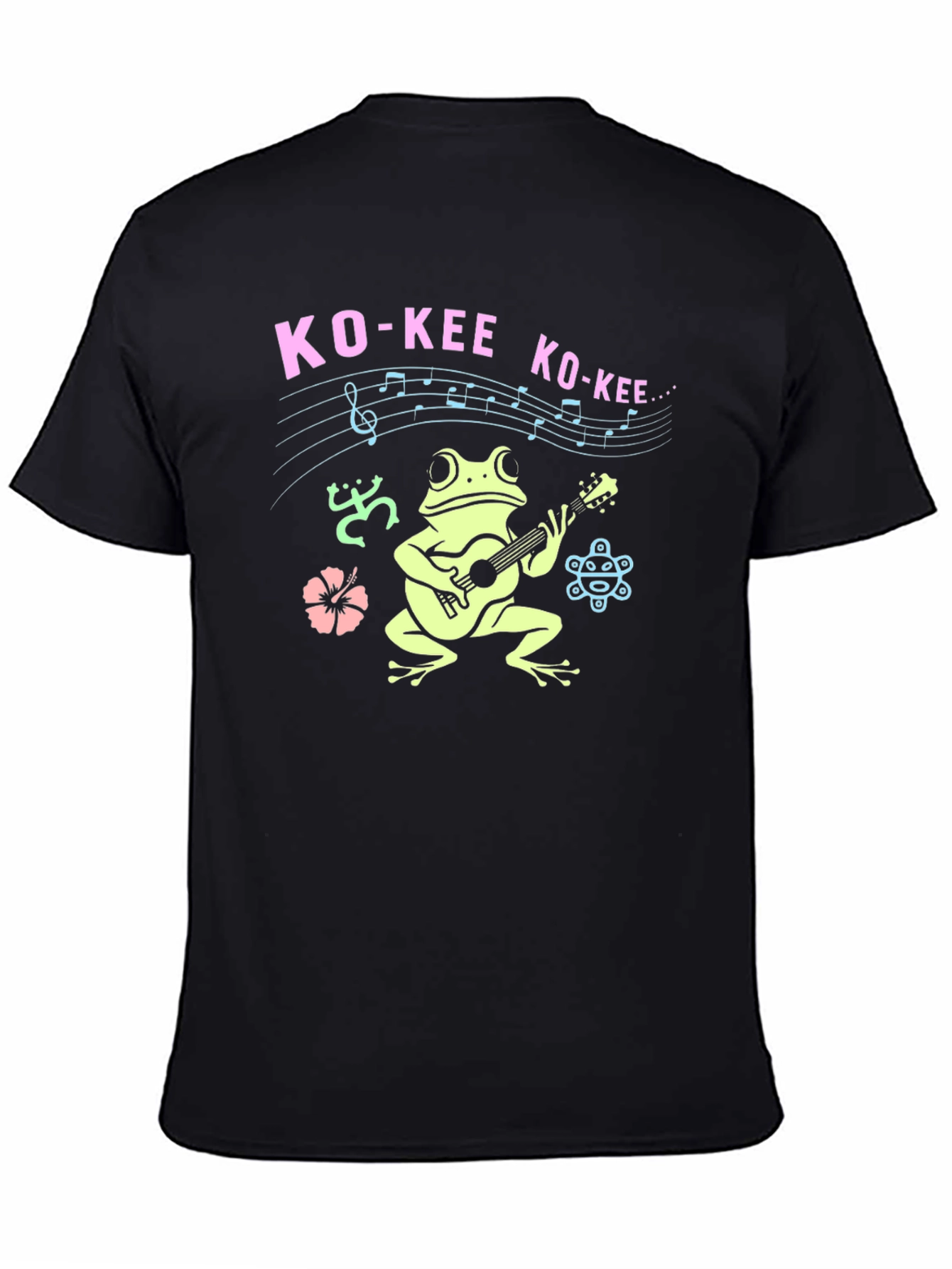 Ko-Kee Frog Guitar T-Shirt - Island Vibes