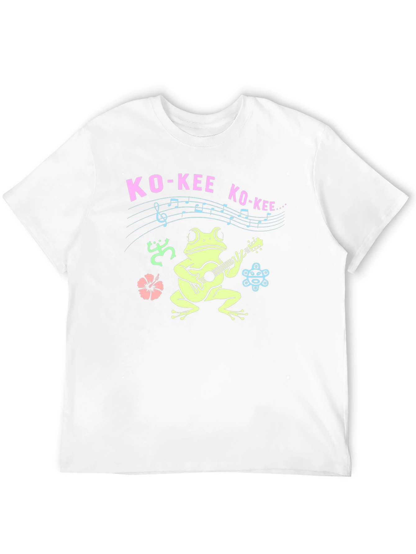 Ko-Kee Frog Guitar T-Shirt - Island Vibes