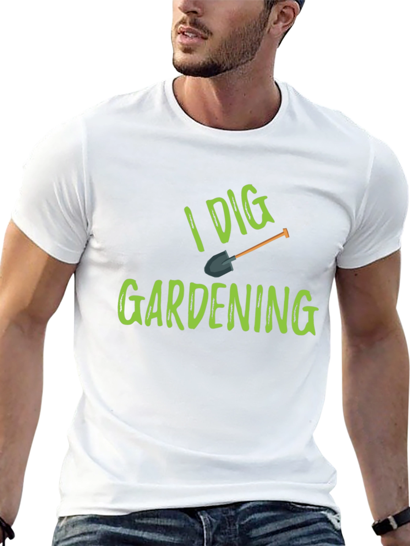 I Dig Gardening T-Shirt - Black Cotton Tee