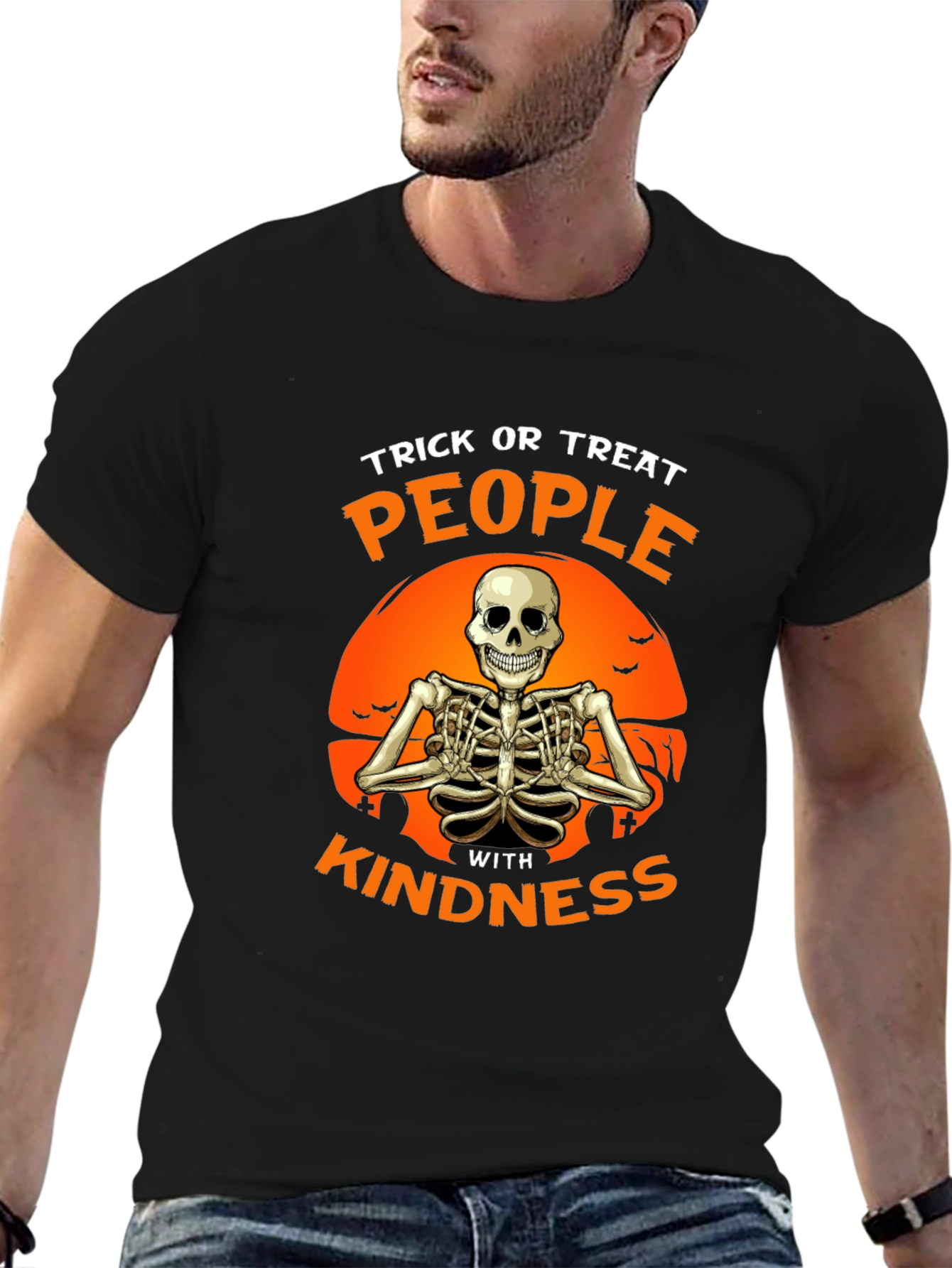 Kindness Skeleton Halloween T-Shirt