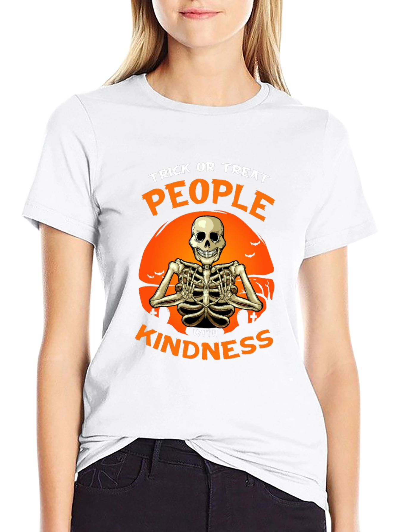 Kindness Skeleton Halloween T-Shirt