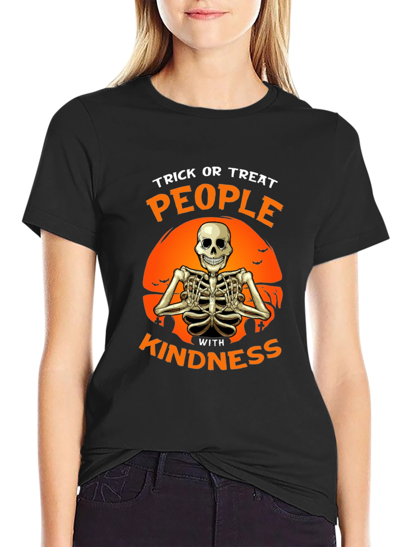Kindness Skeleton Halloween T-Shirt