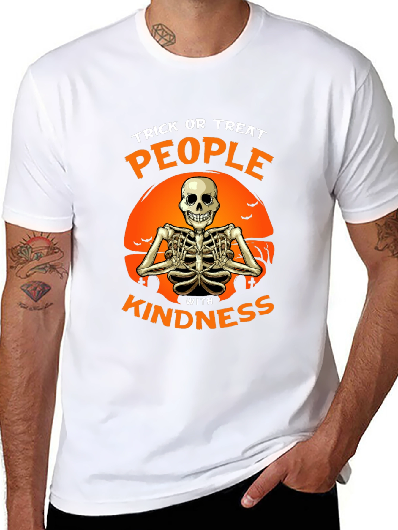Kindness Skeleton Halloween T-Shirt