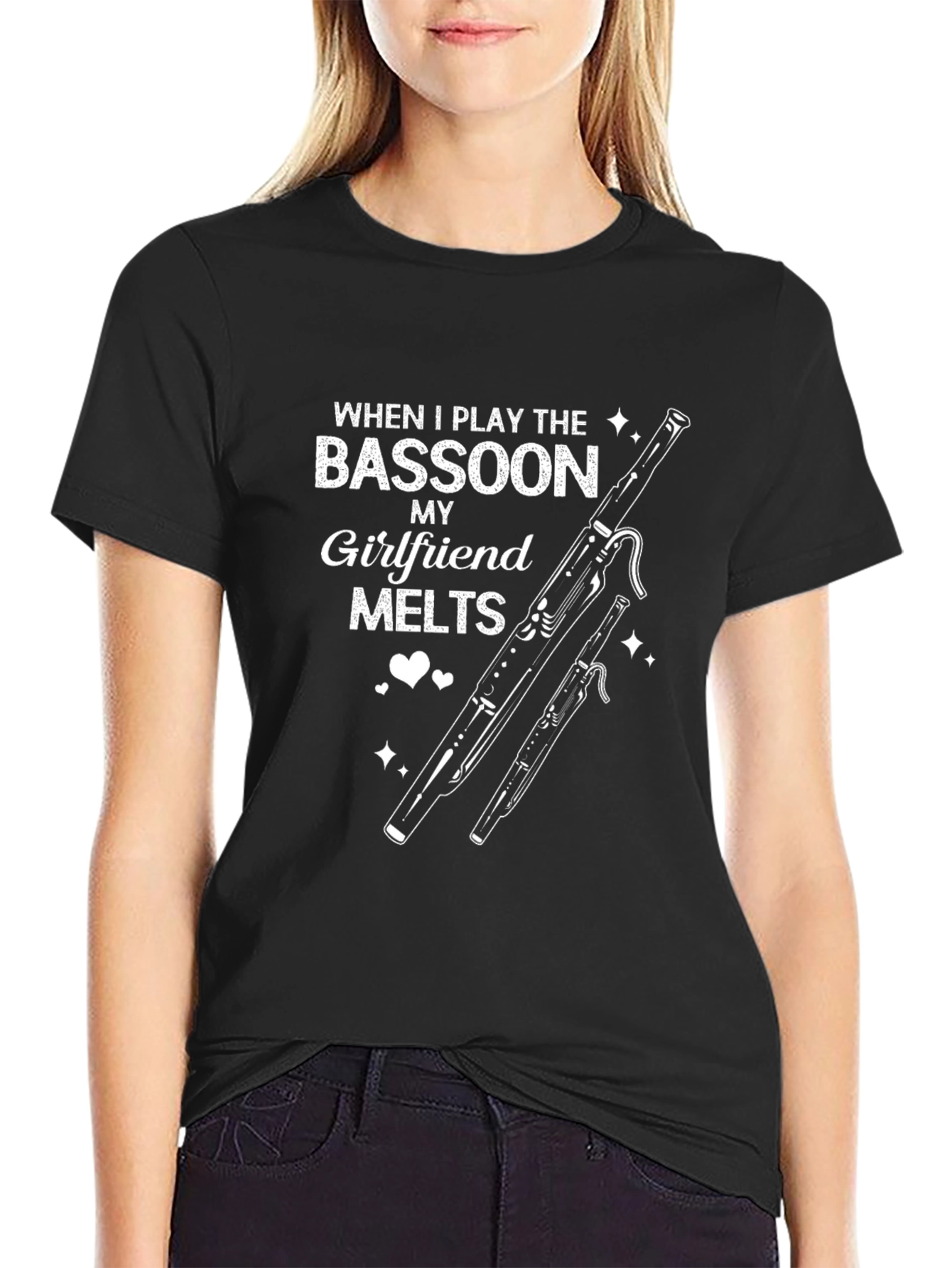 Bassoon Player Girlfriend Melts T-Shirt