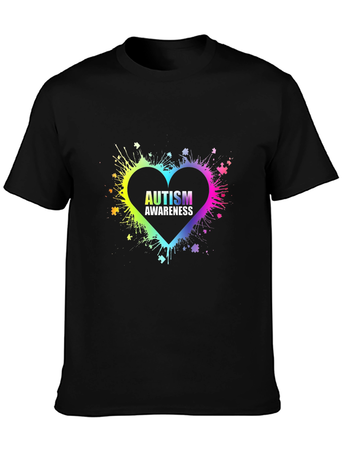 Autism Awareness Heart T-Shirt