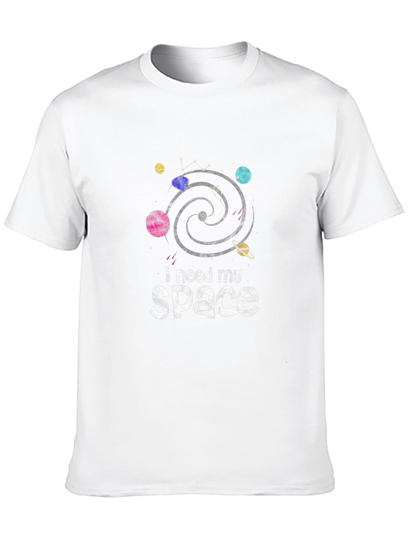 I Need My Space T-Shirt - Galaxy Planet Design