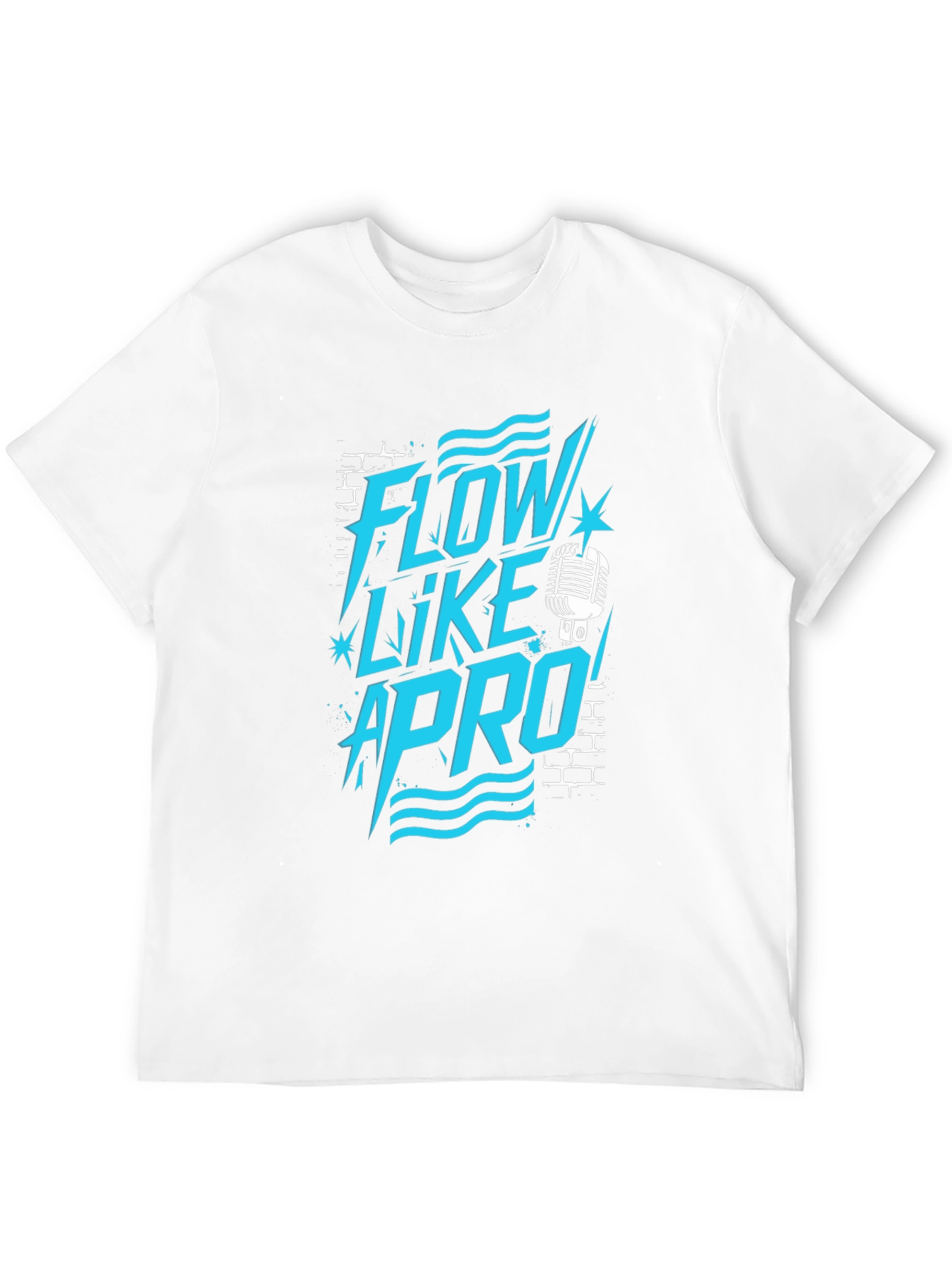 Flow Like A Pro Black Graphic Tee