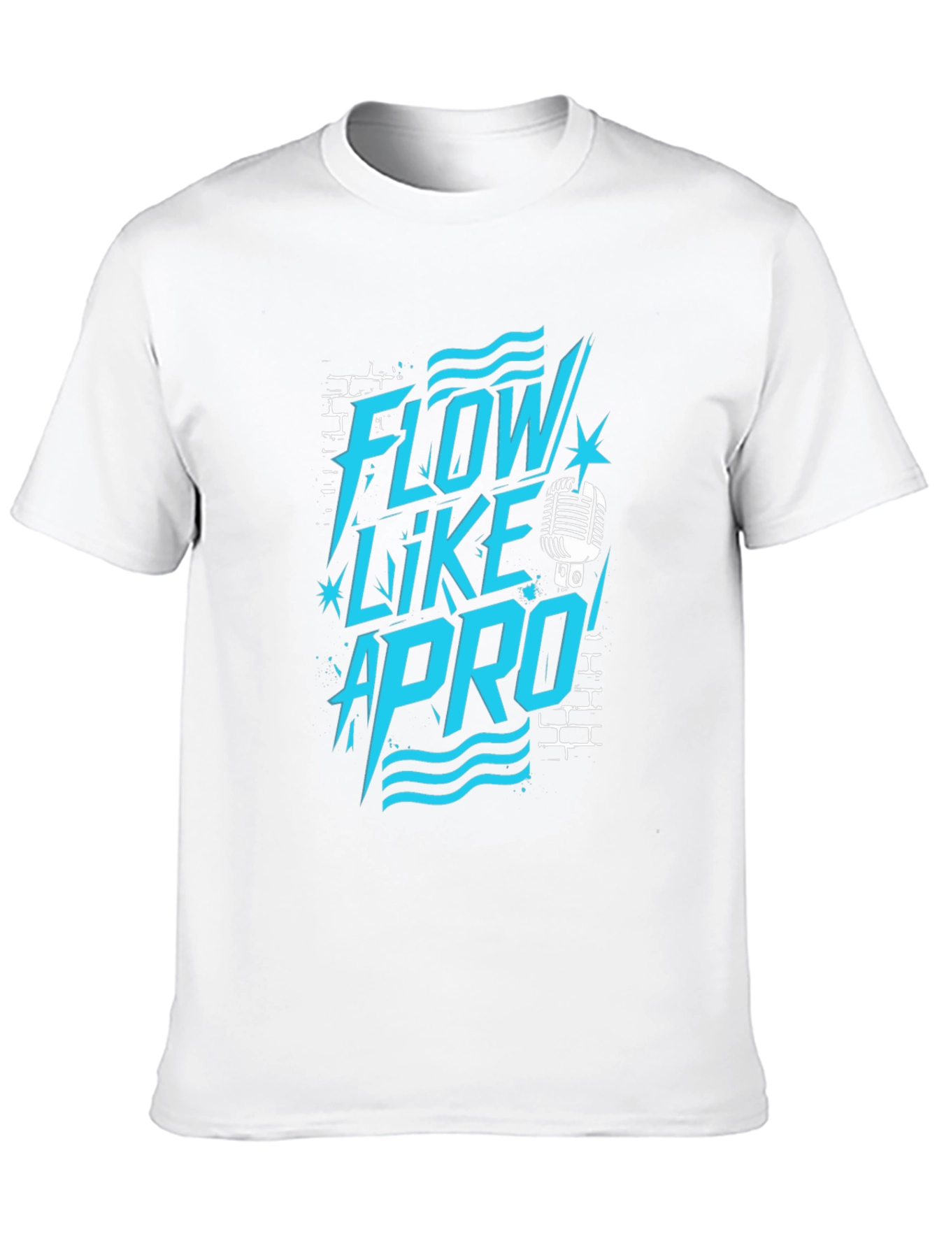 Flow Like A Pro Black Graphic Tee