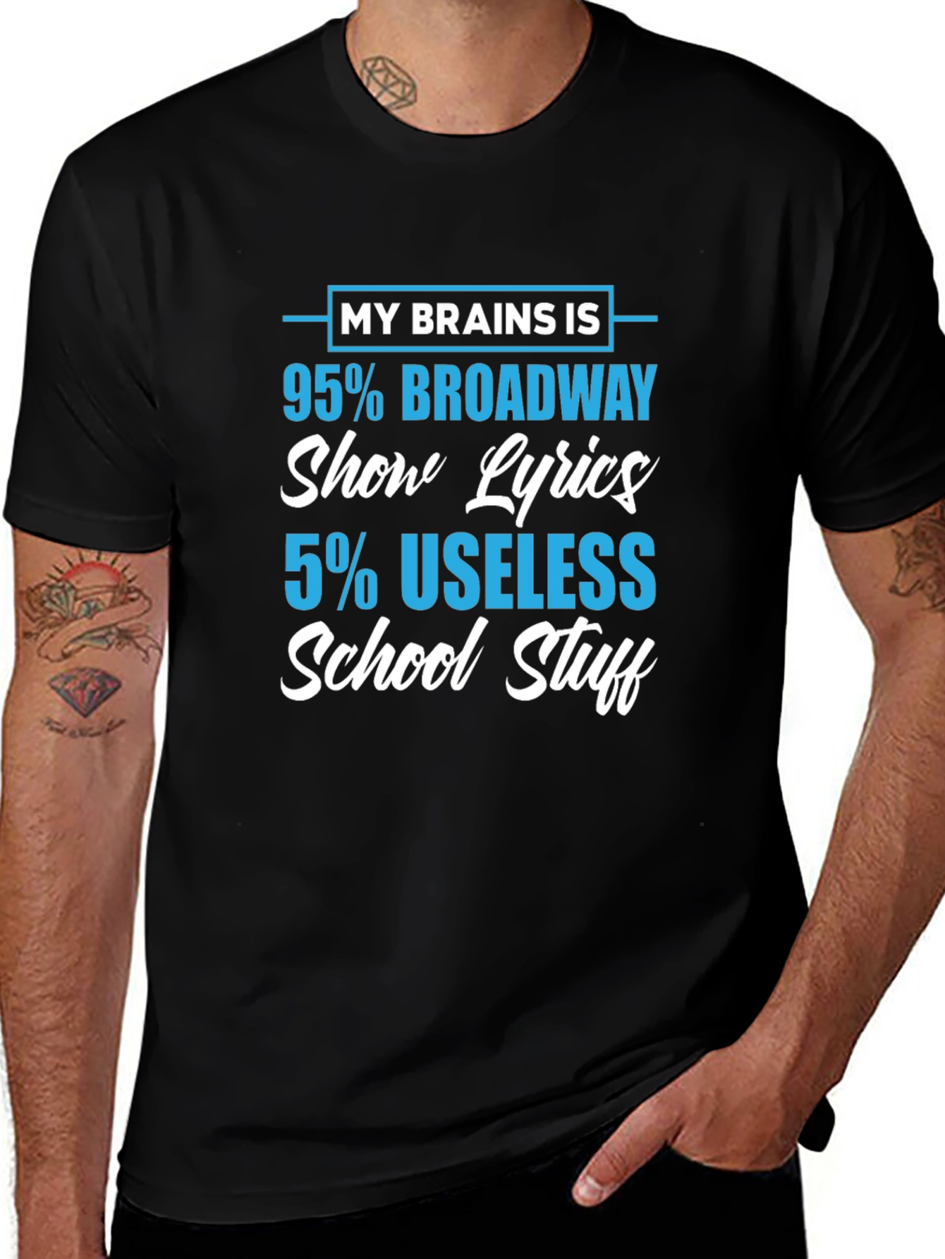 Broadway Show Lyrics T-Shirt