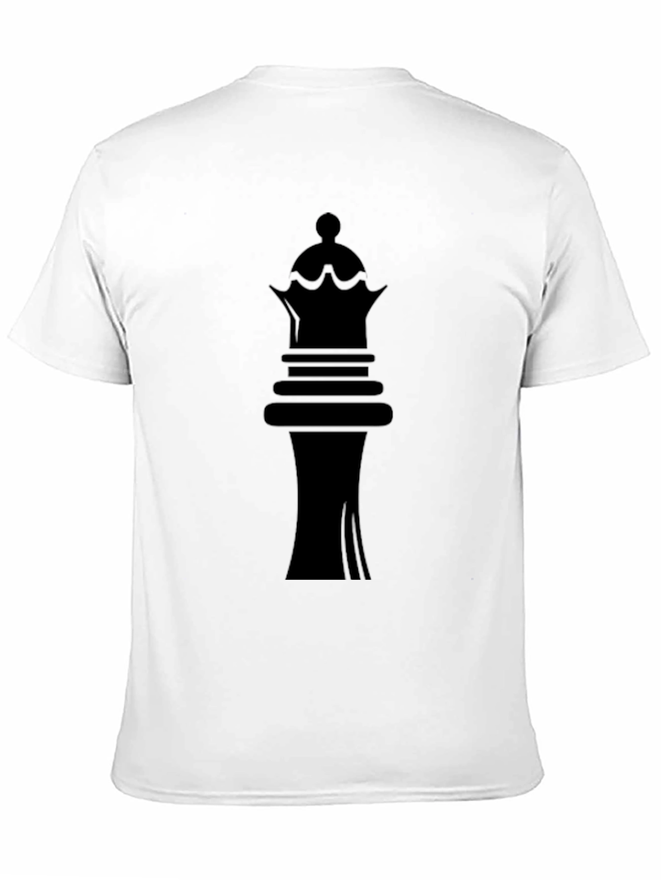 Black Chess Queen Graphic T-Shirt