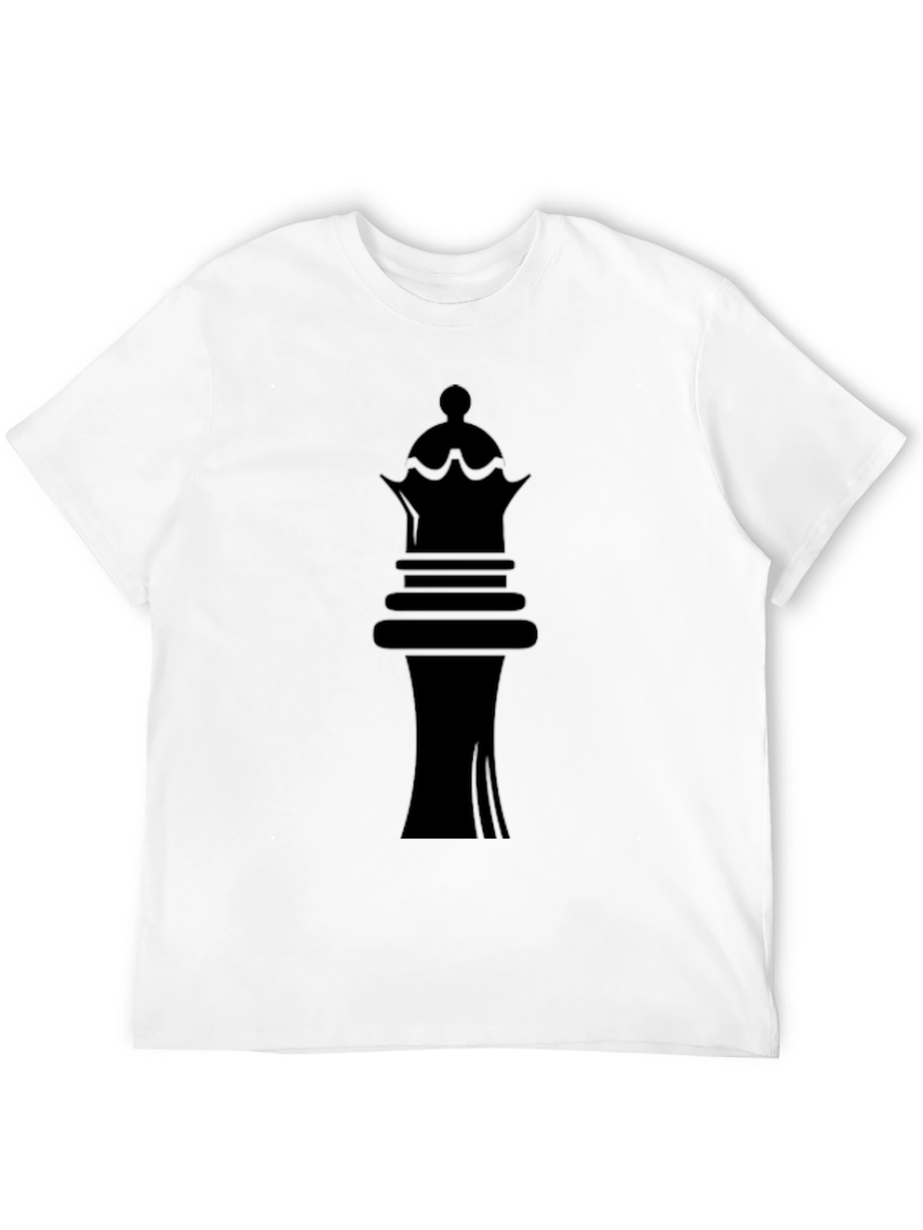 Black Chess Queen Graphic T-Shirt