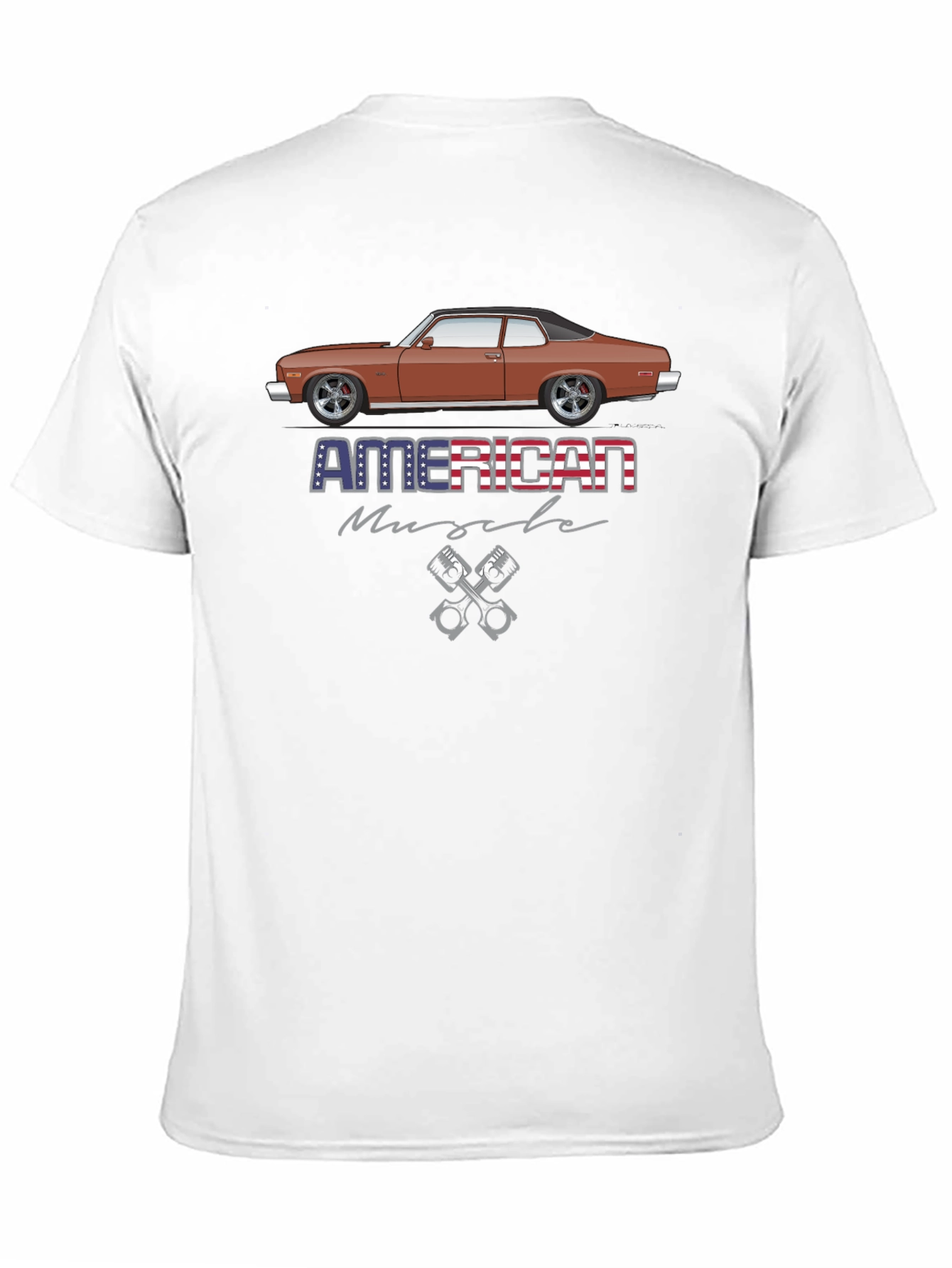 American Muscle Car Graphic T-Shirt