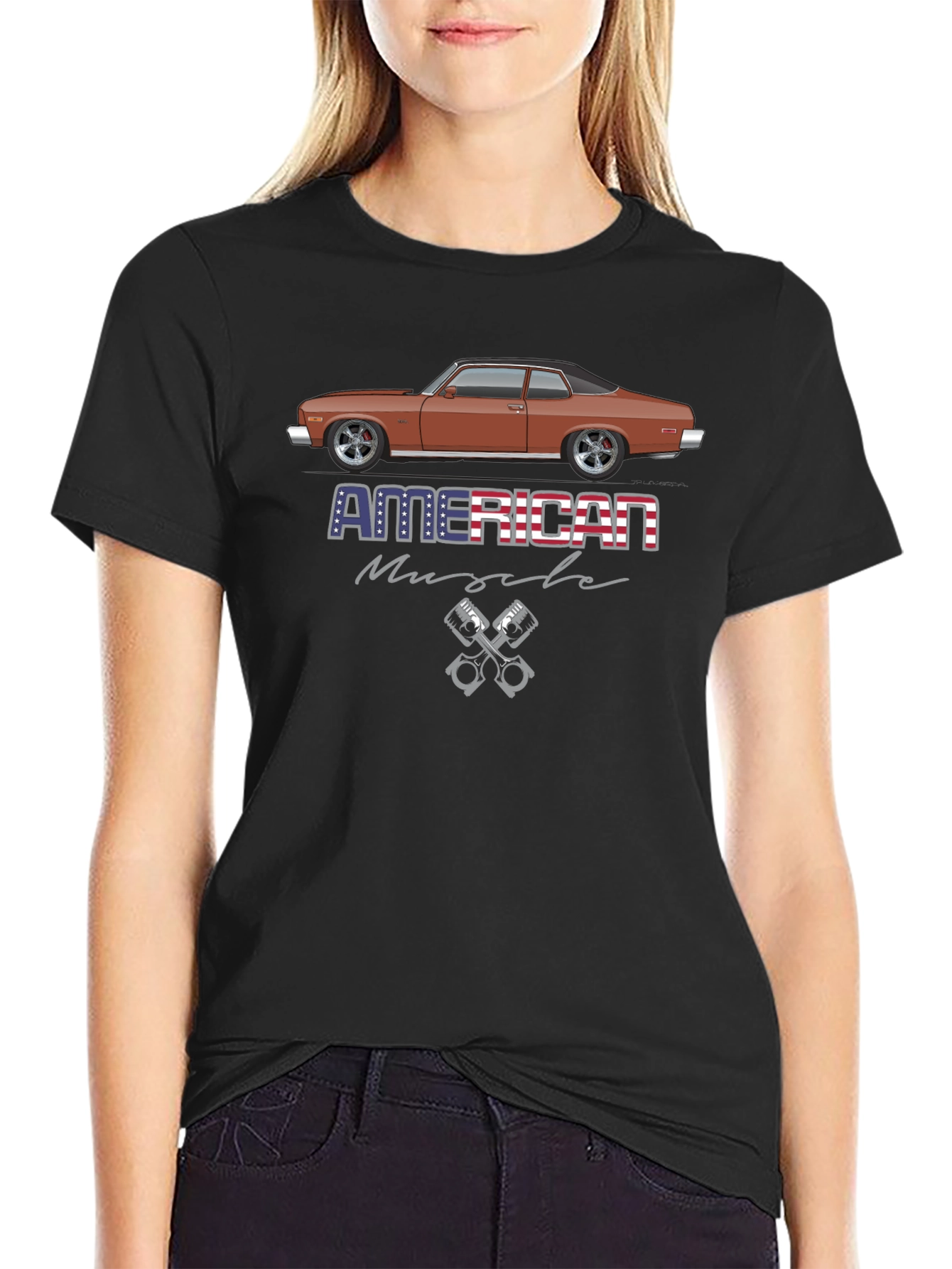 American Muscle Car Graphic T-Shirt
