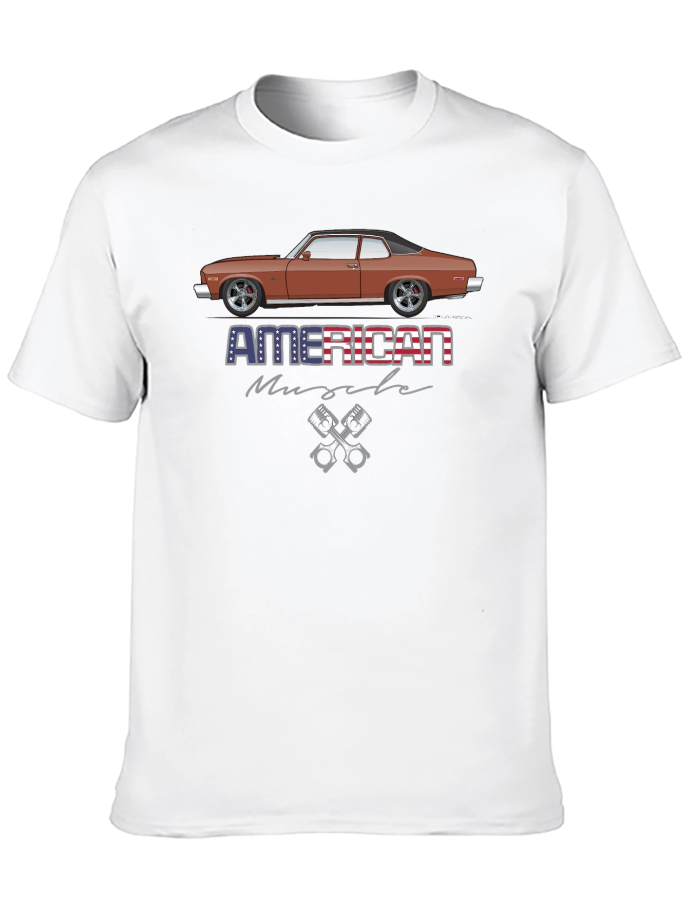 American Muscle Car Graphic T-Shirt
