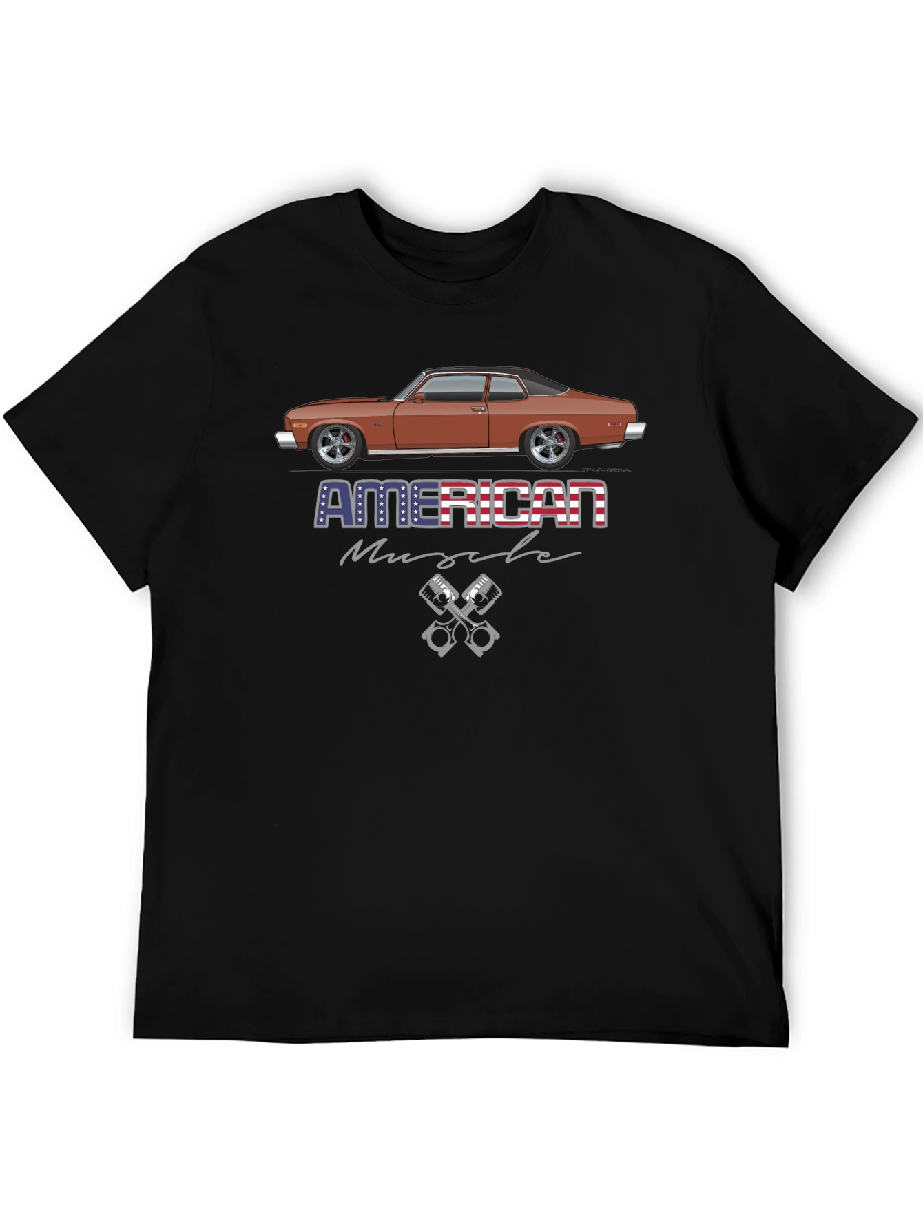 American Muscle Car Graphic T-Shirt