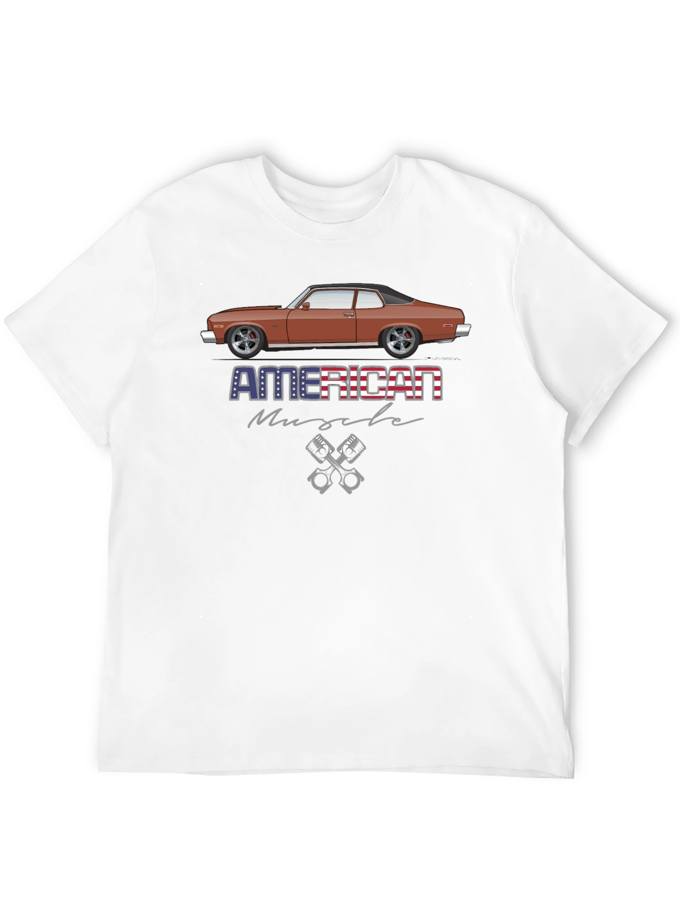 American Muscle Car Graphic T-Shirt