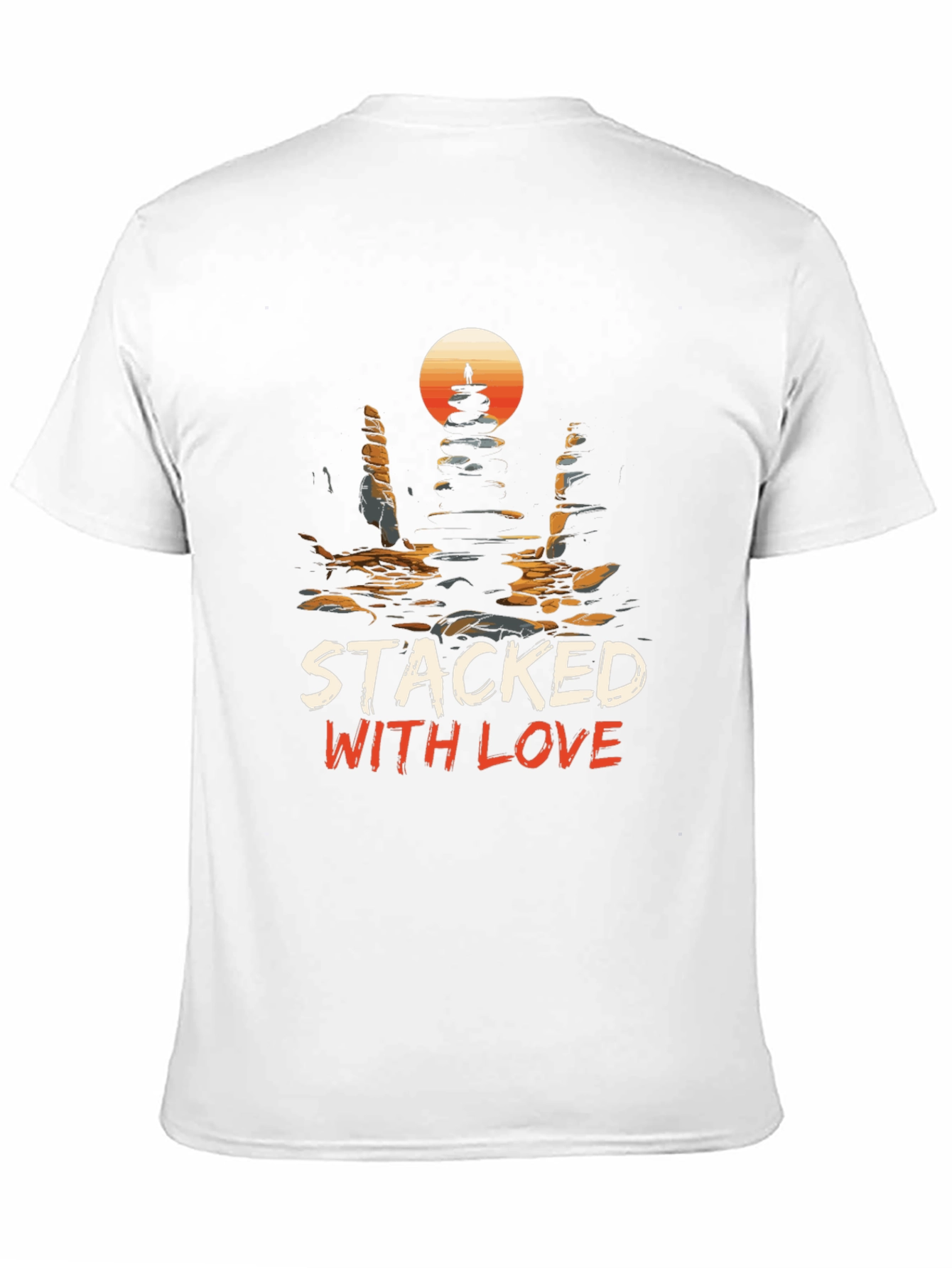 Stacked with Love Graphic Tee - Unique Design