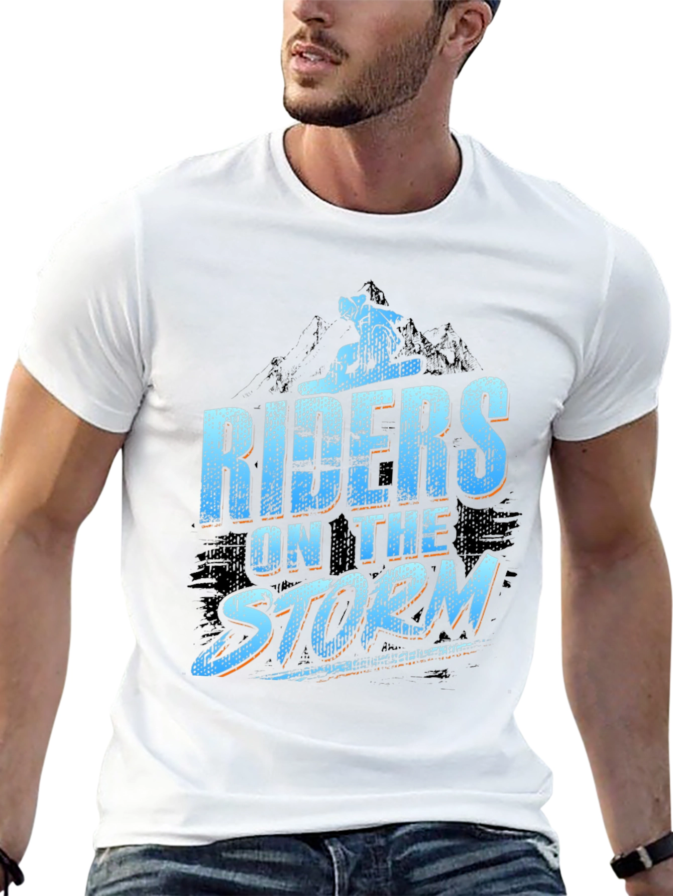 Riders on the Storm Black Graphic Tee