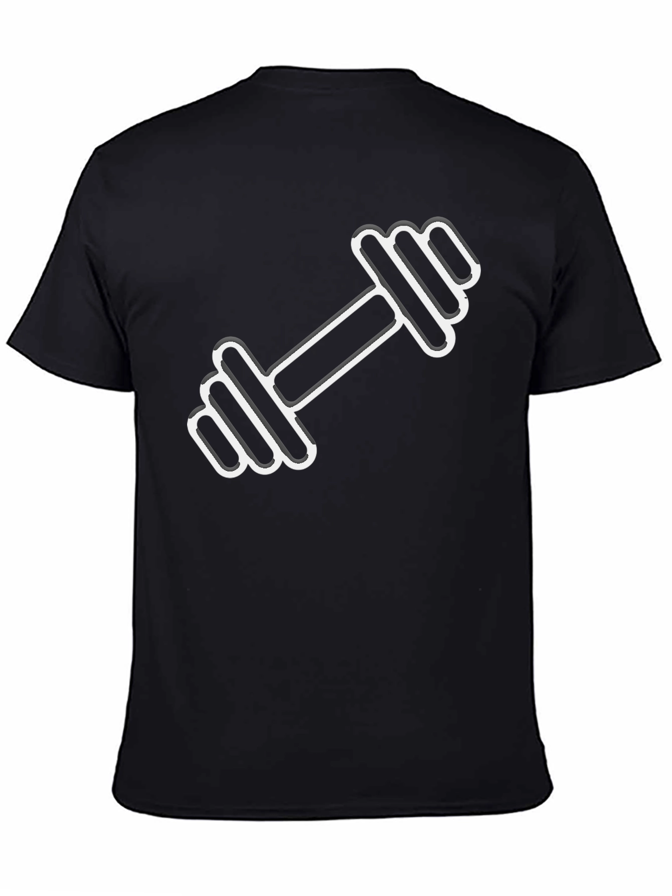 Dumbbell Graphic T-Shirt - Gym Workout Tee