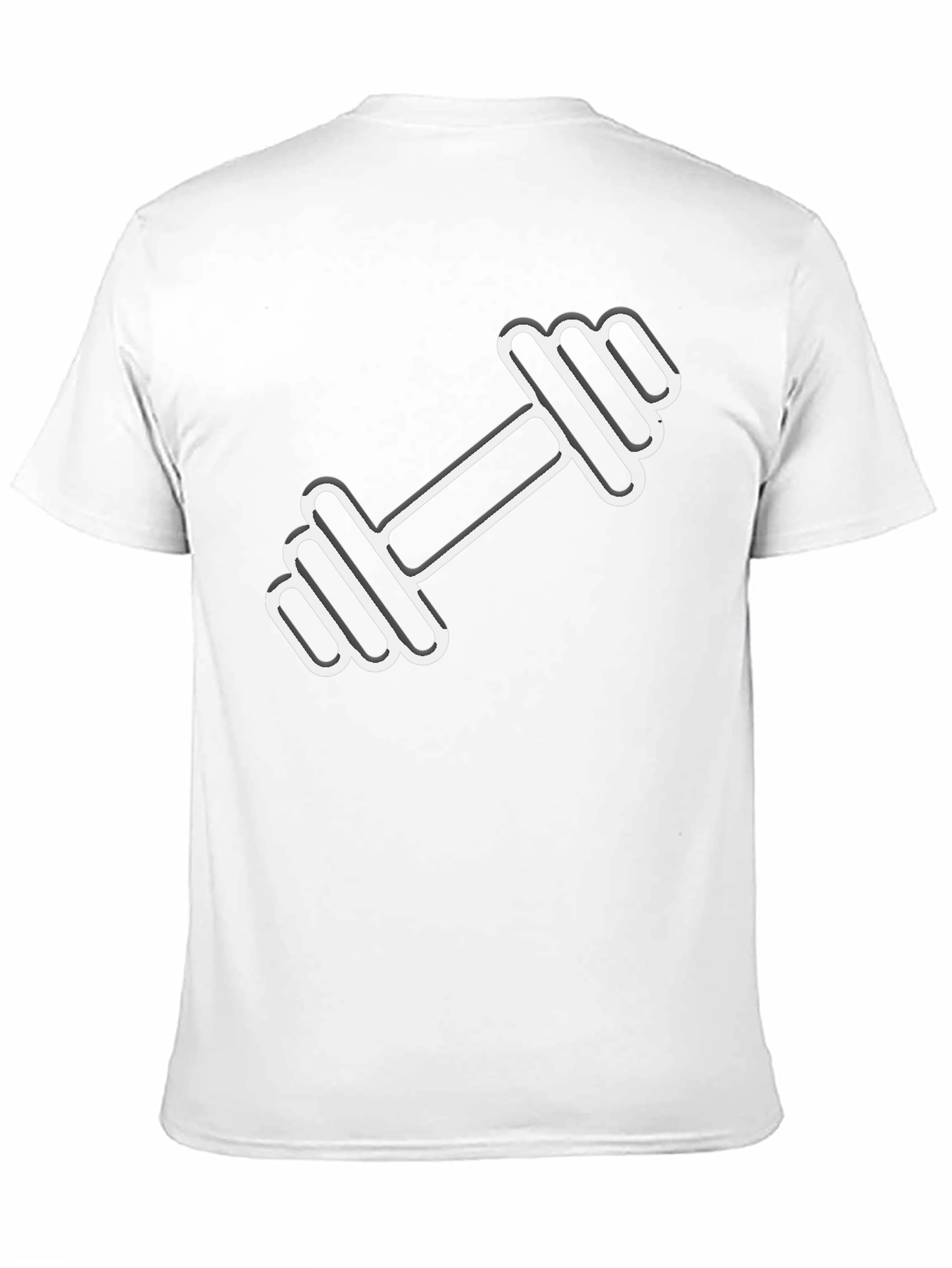Dumbbell Graphic T-Shirt - Gym Workout Tee