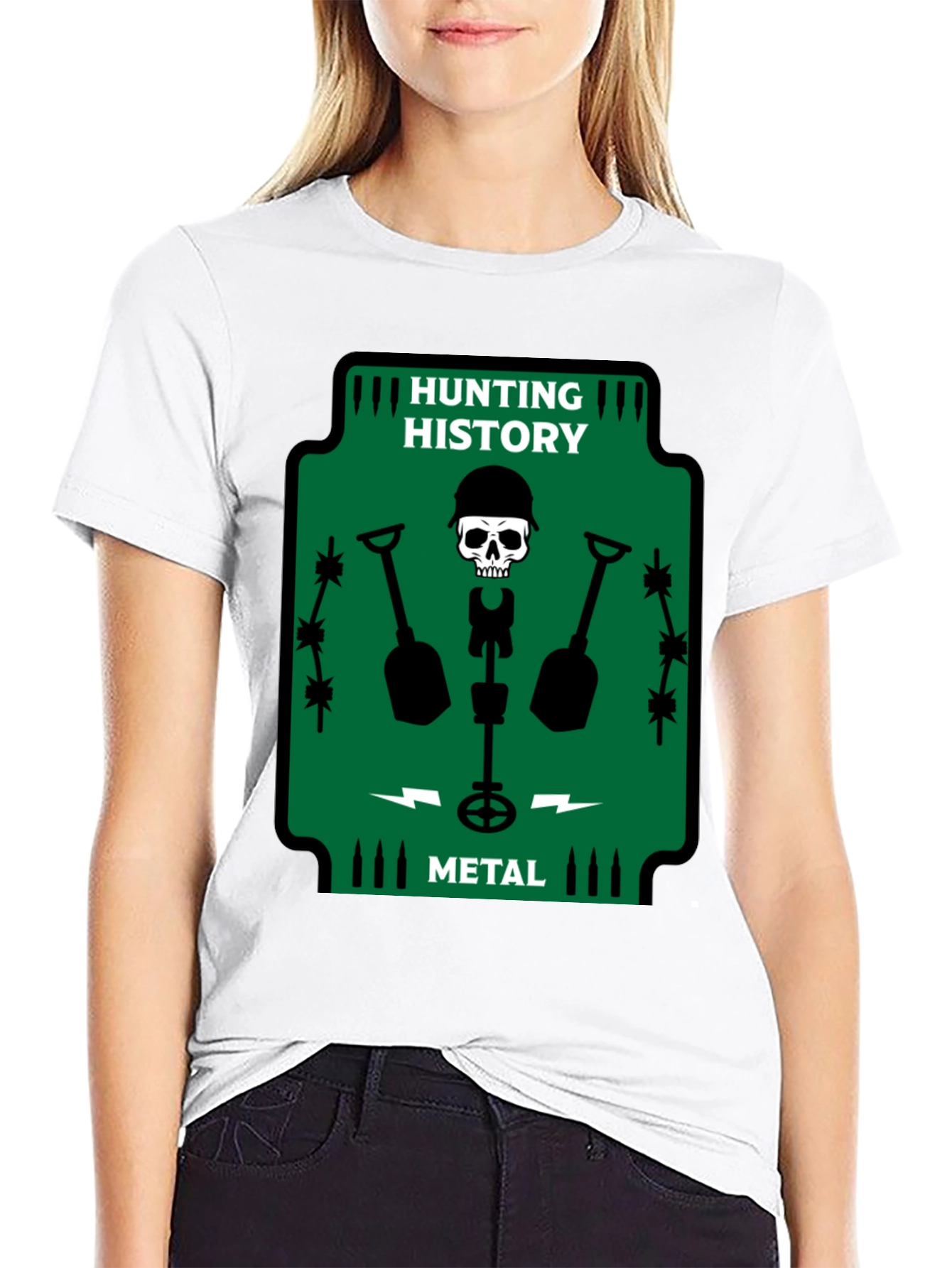 Hunting History Metal Detecting T-Shirt