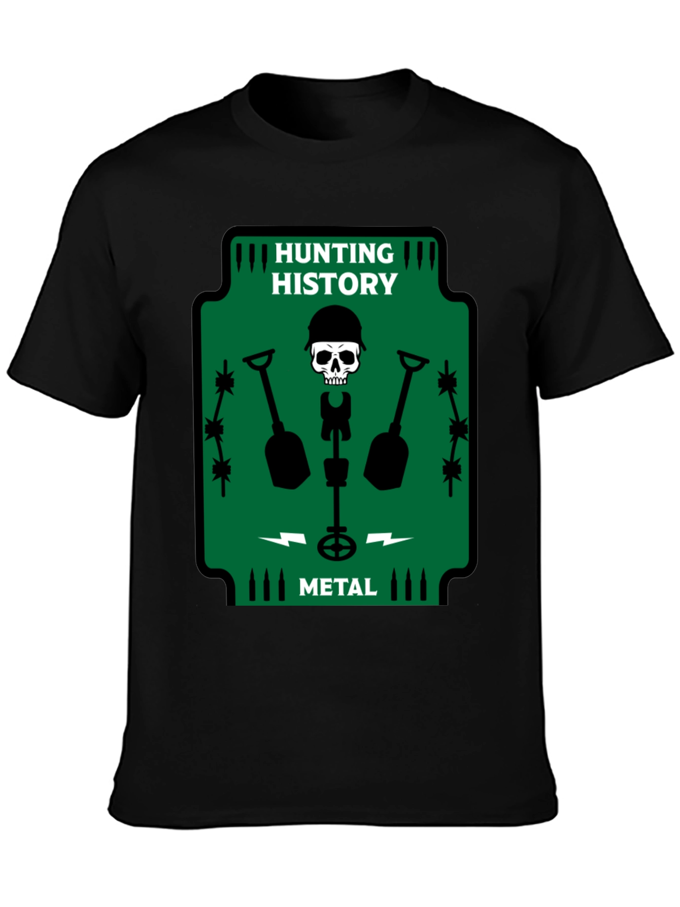 Hunting History Metal Detecting T-Shirt