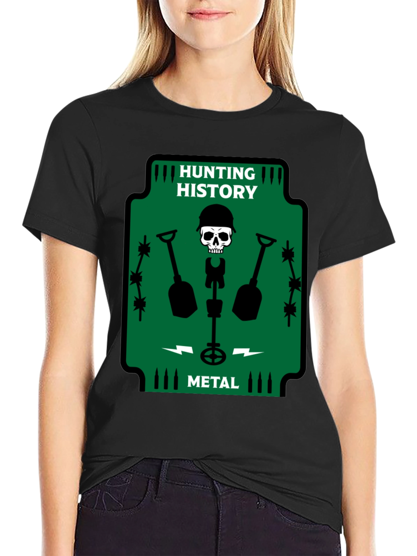 Hunting History Metal Detecting T-Shirt
