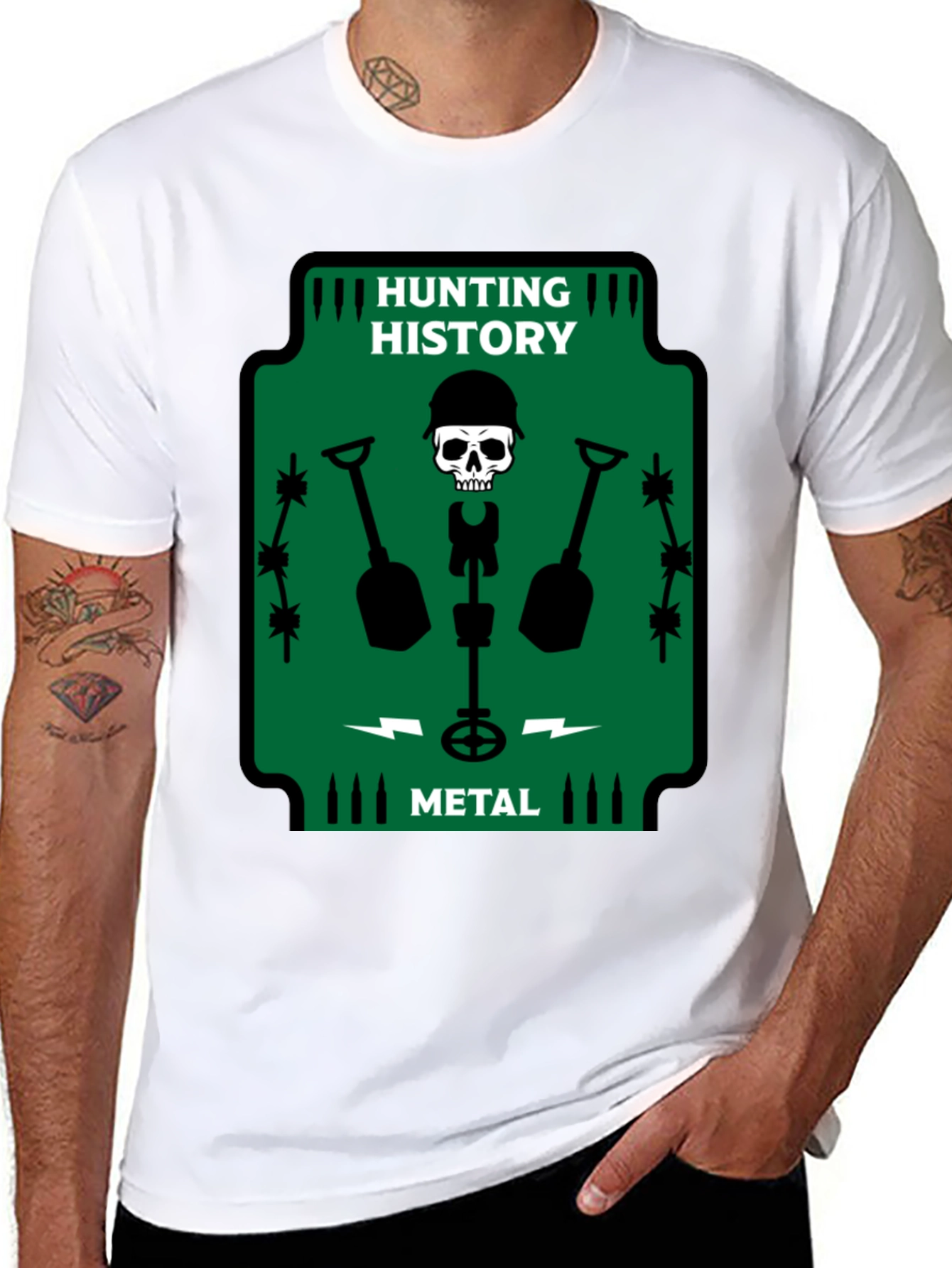Hunting History Metal Detecting T-Shirt