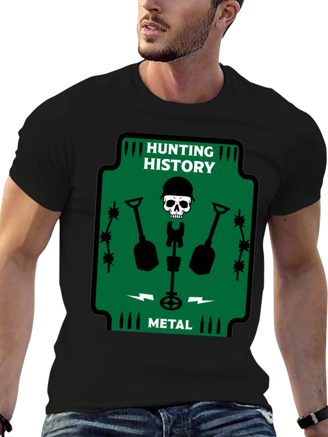 Hunting History Metal Detecting T-Shirt