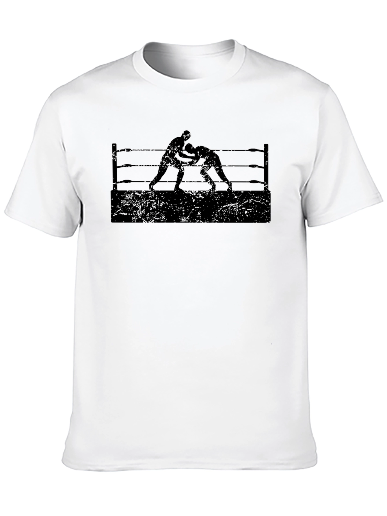 Wrestling Ring Black Graphic Tee
