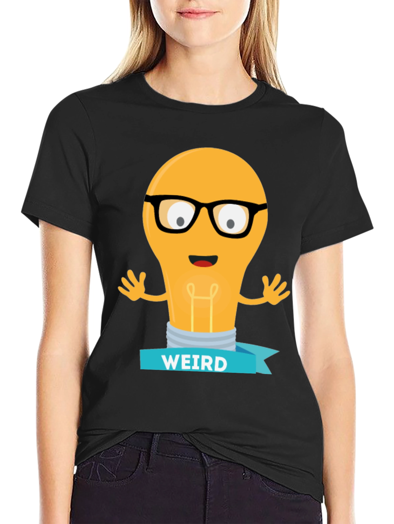 Weird Light Bulb T-Shirt - Funny Nerdy Tee