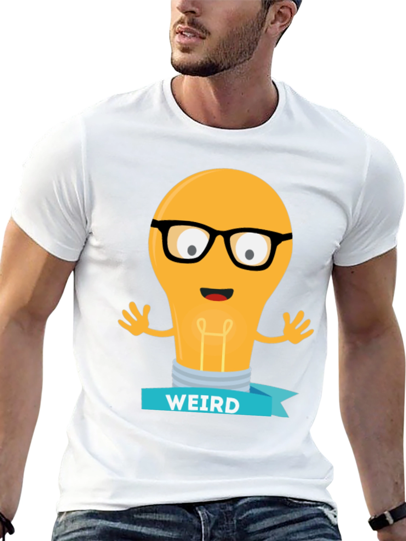 Weird Light Bulb T-Shirt - Funny Nerdy Tee