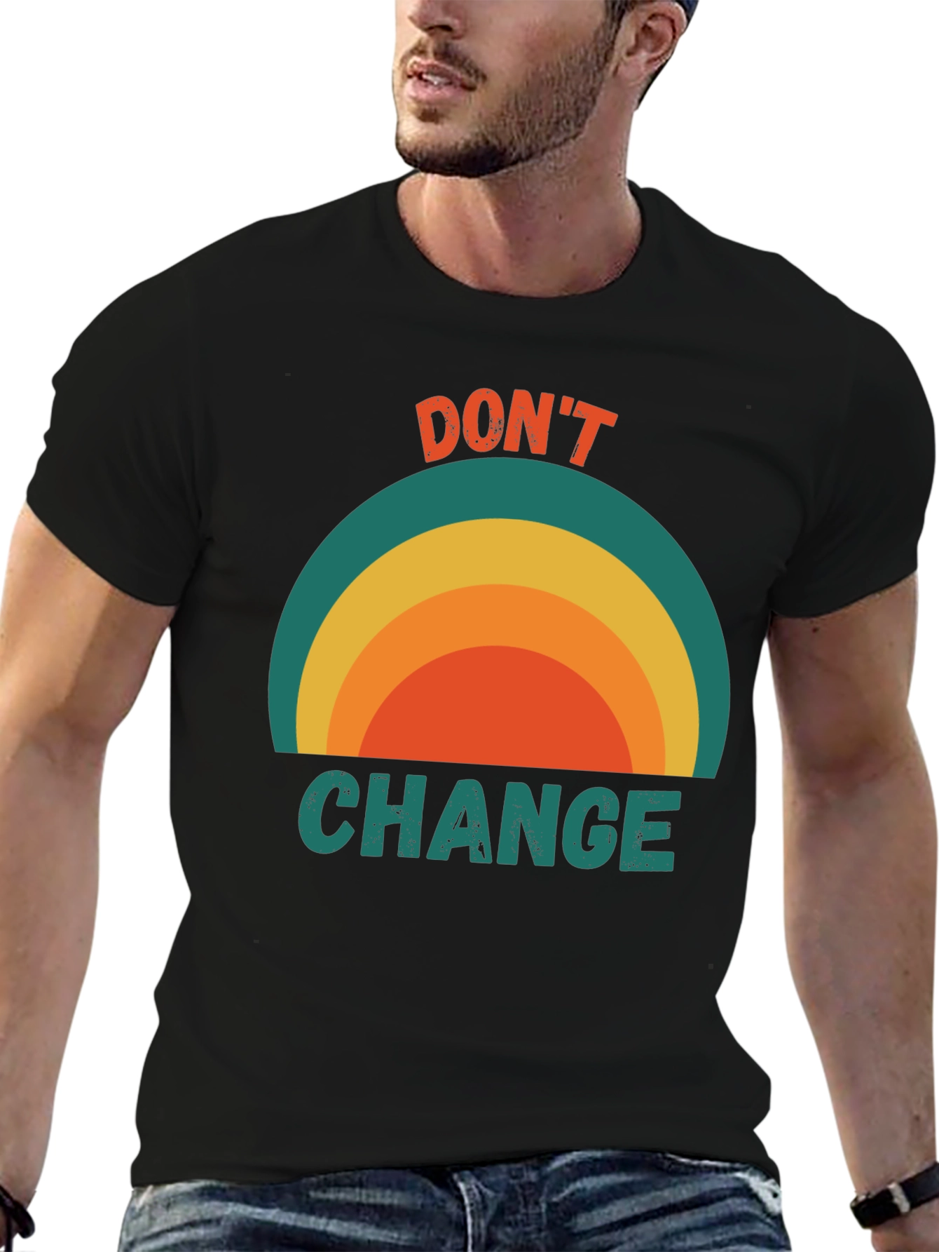 Retro Dont Change Graphic Tee