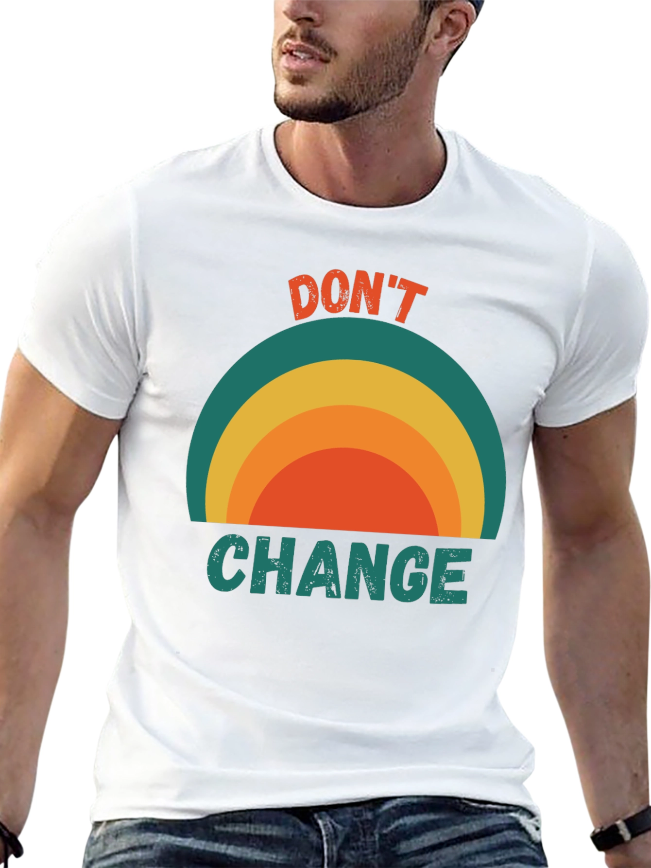 Retro Dont Change Graphic Tee